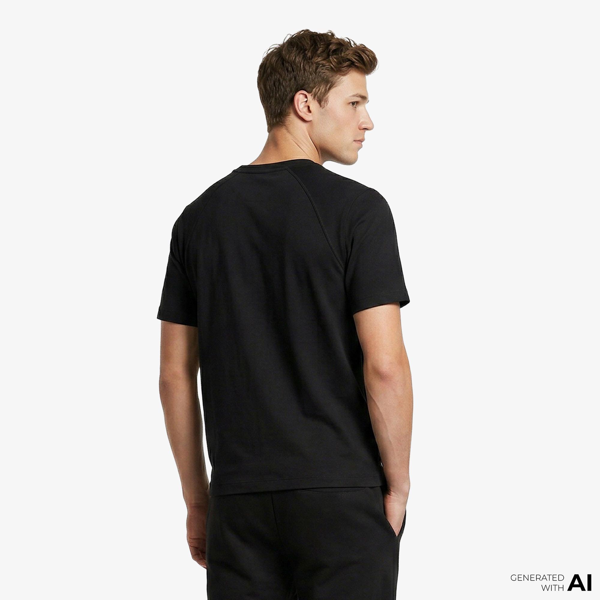 Calvin Klein Crew Neck Erkek Siyah T-Shirt