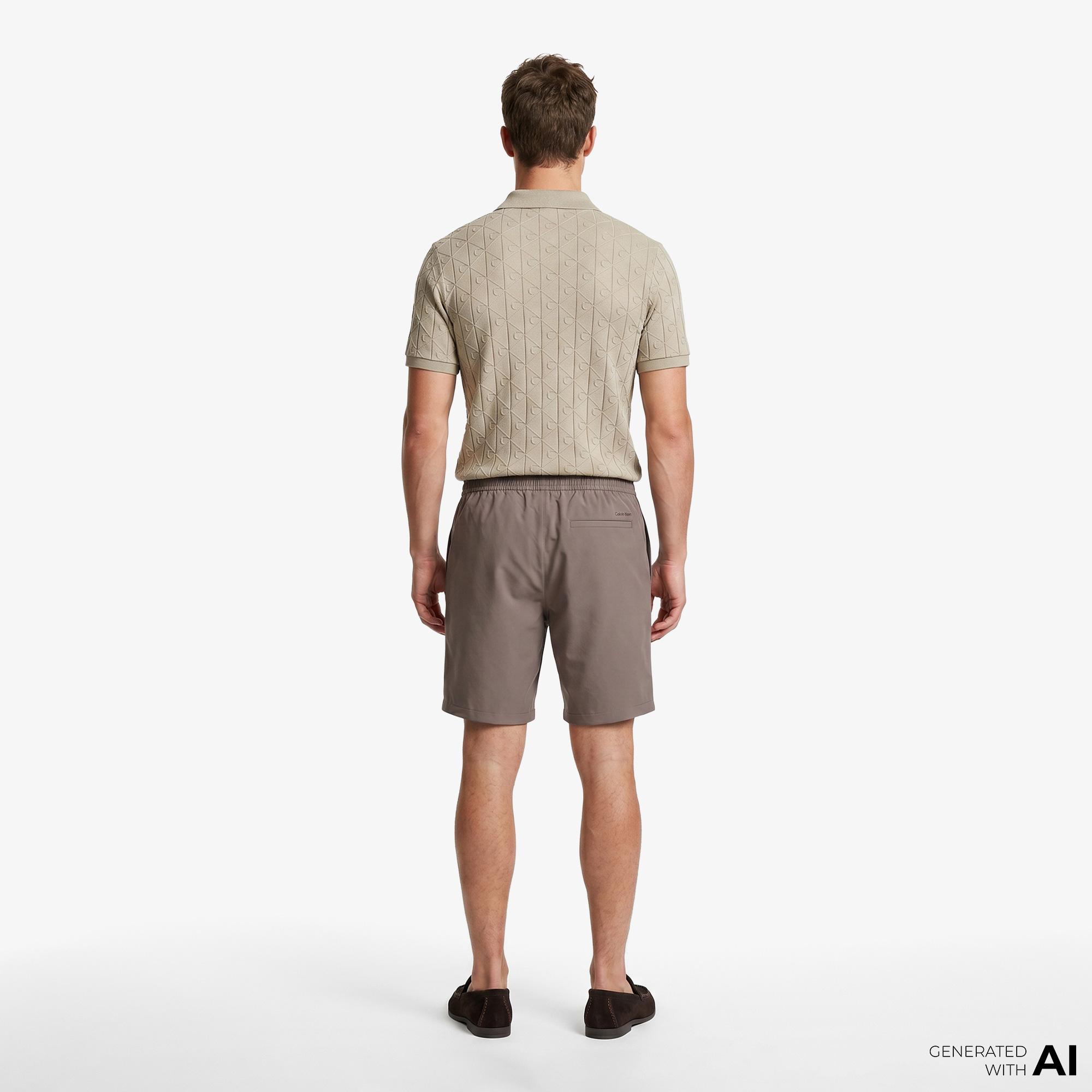 Calvin Klein Liyosel Pull On Erkek Kahverengi Şort