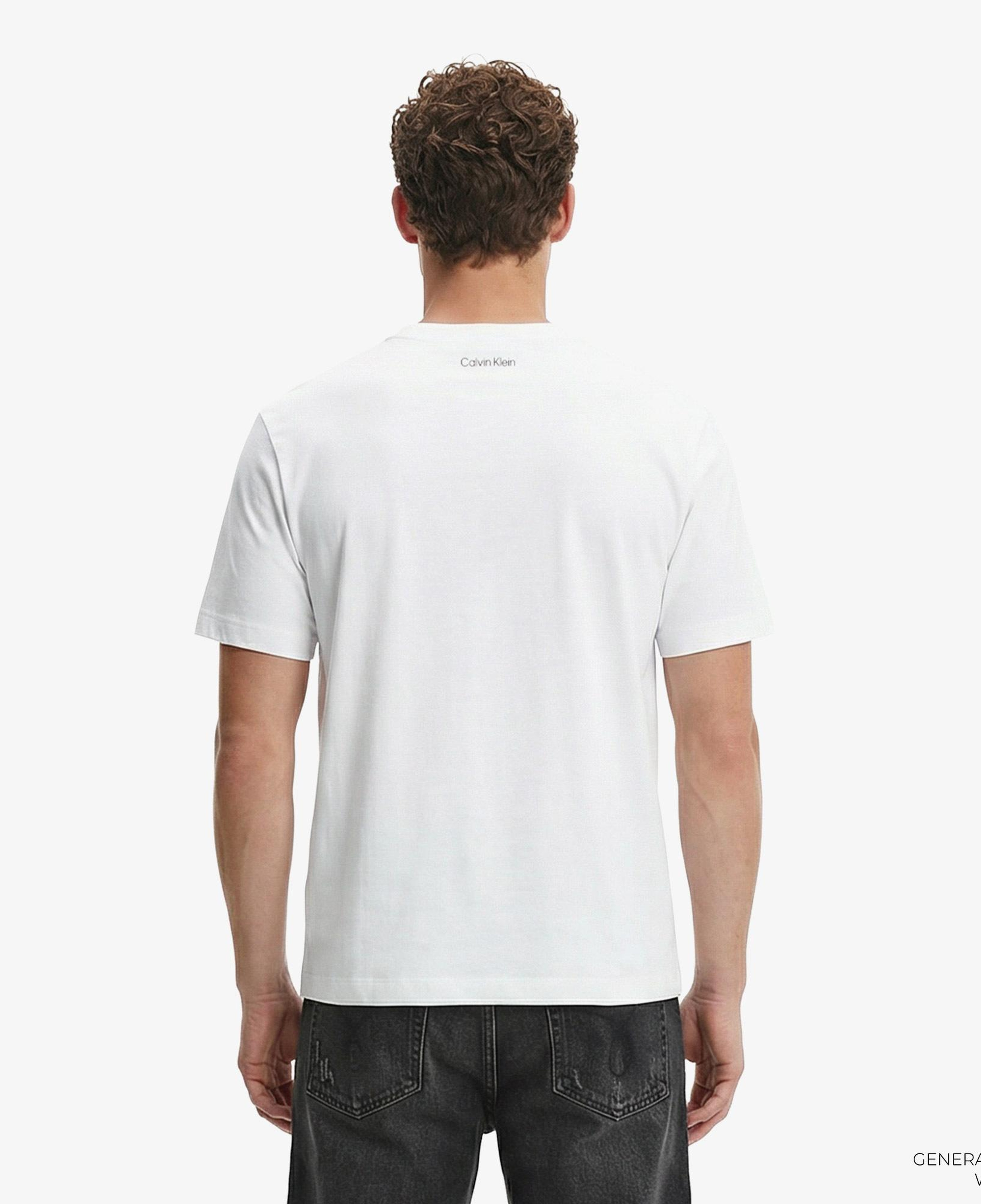 Calvin Klein 16S March Graphic Seasonal Erkek Beyaz T-Shirt