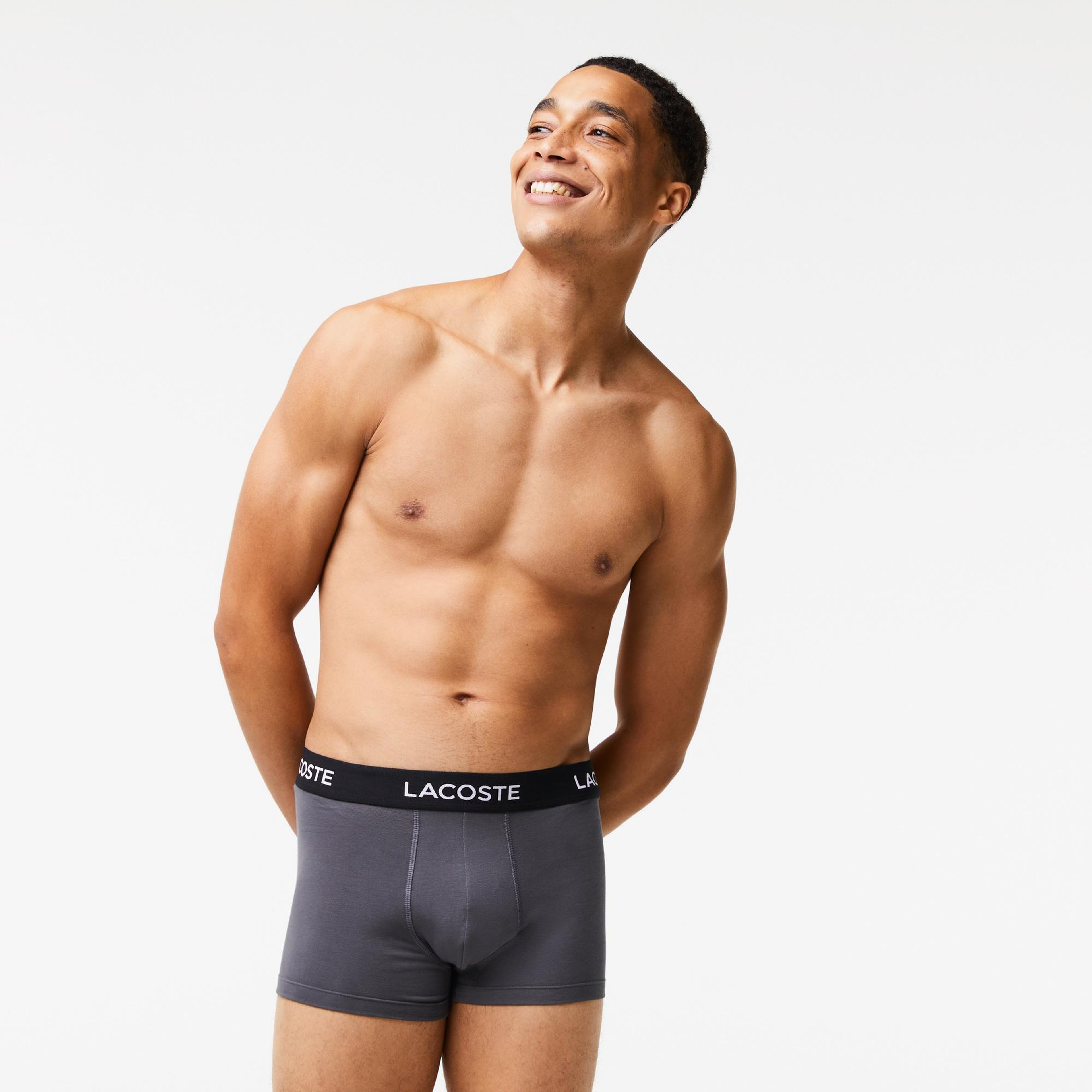 Lacoste Core Erkek 5'li Koyu Gri Boxer