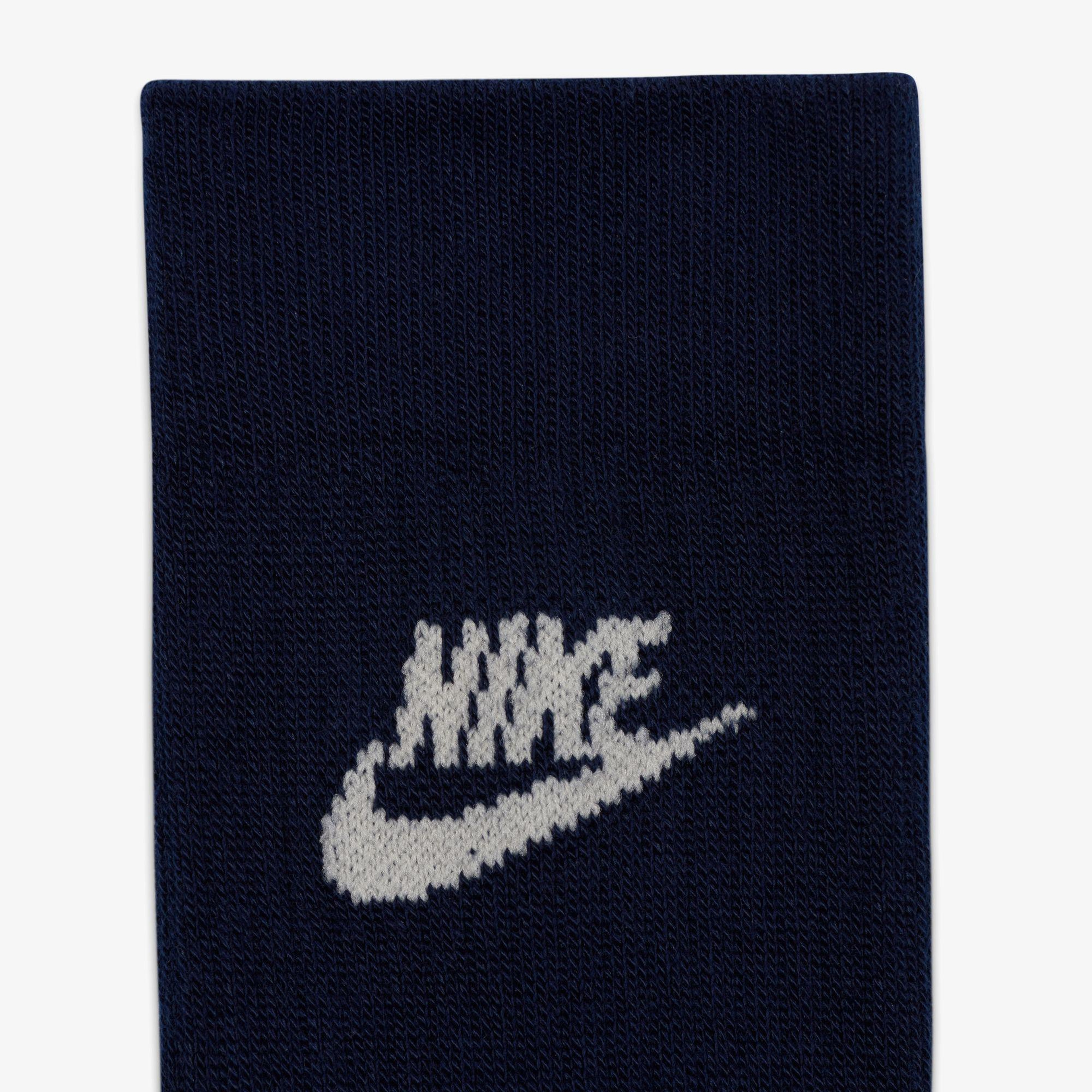 Nike Sportswear Everyday Essential Unisex Renkli 3'lü Çorap
