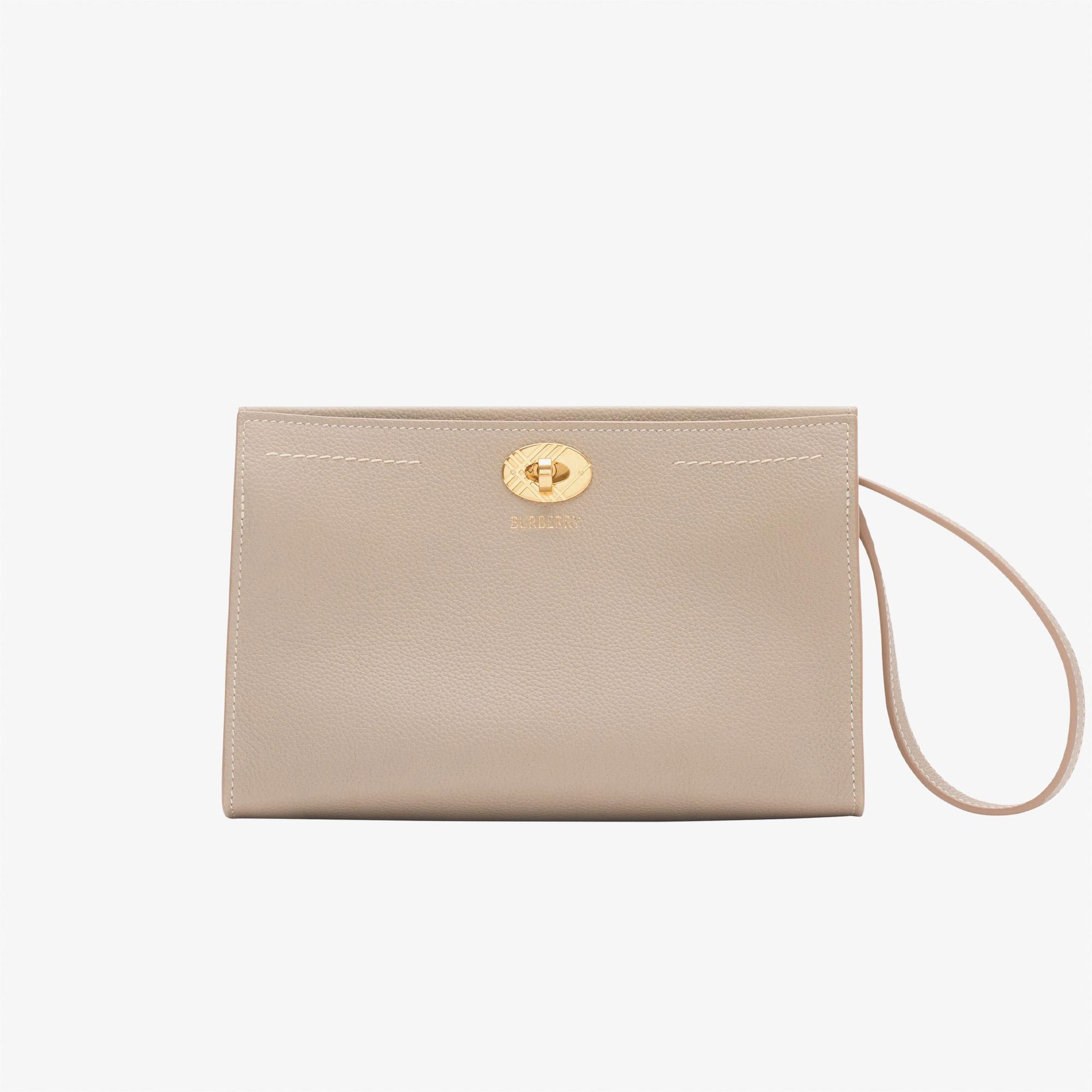 Burberry Cotswolds Pochette Kadın Krem Çanta
