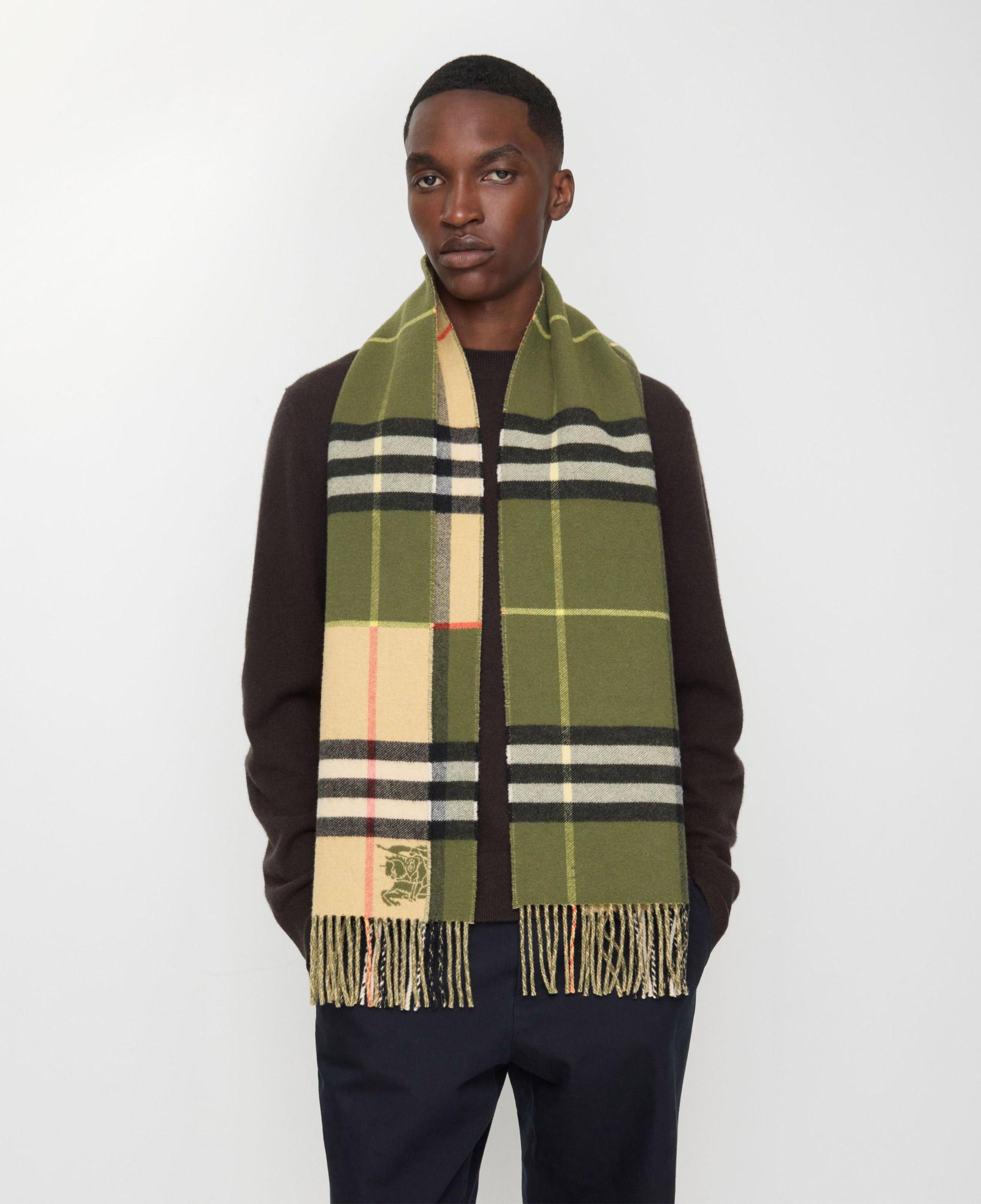 Burberry Double Kadın Haki Atkı