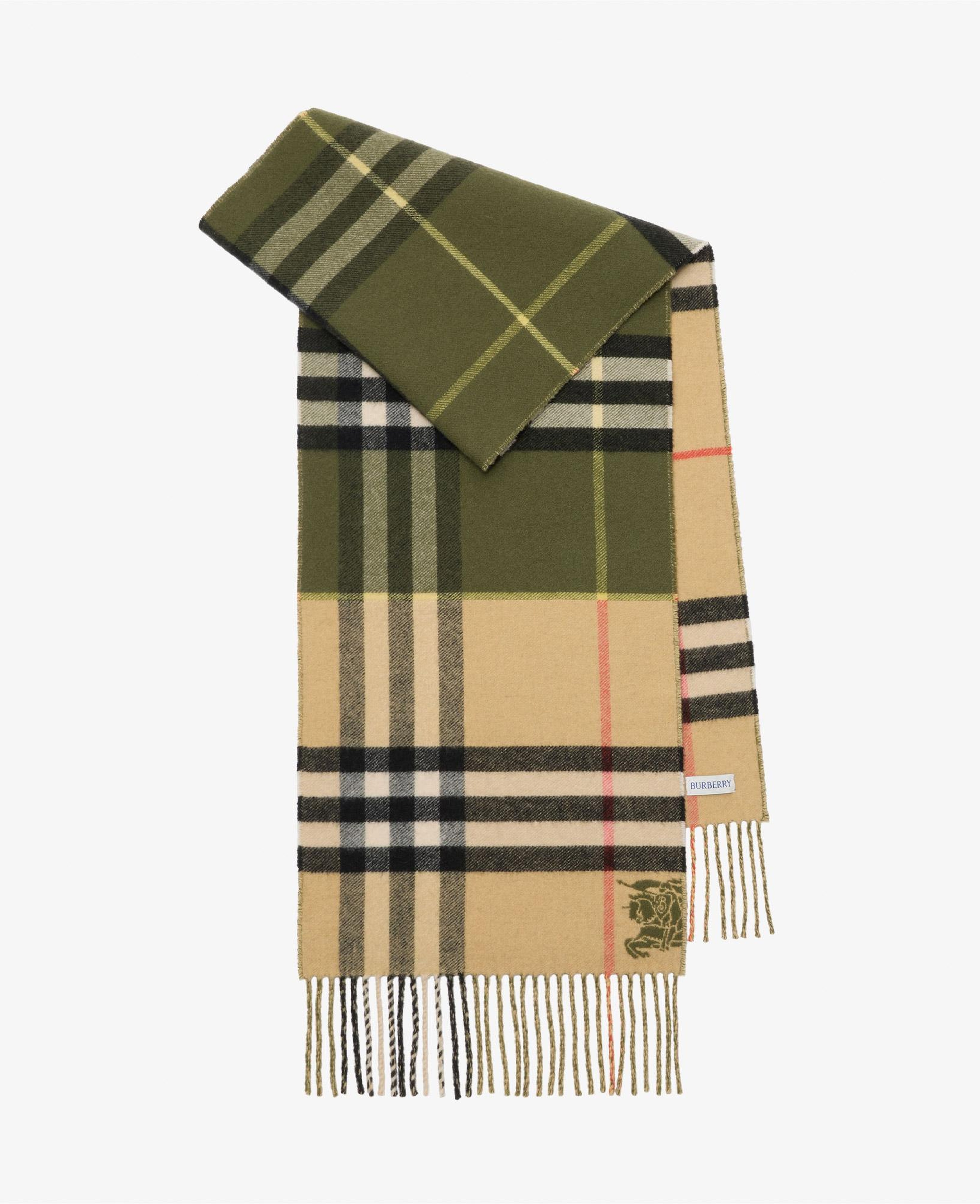 Burberry Double Kadın Haki Atkı