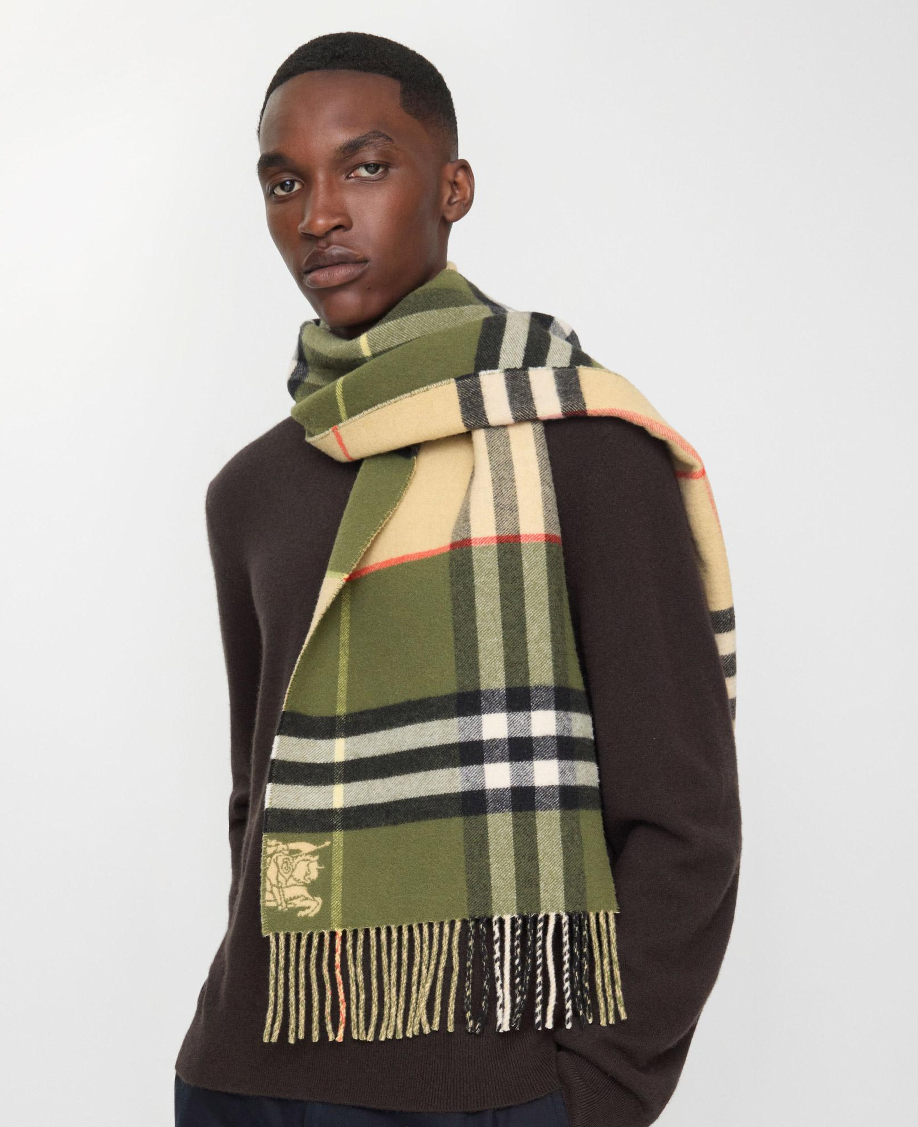 Burberry Double Kadın Haki Atkı
