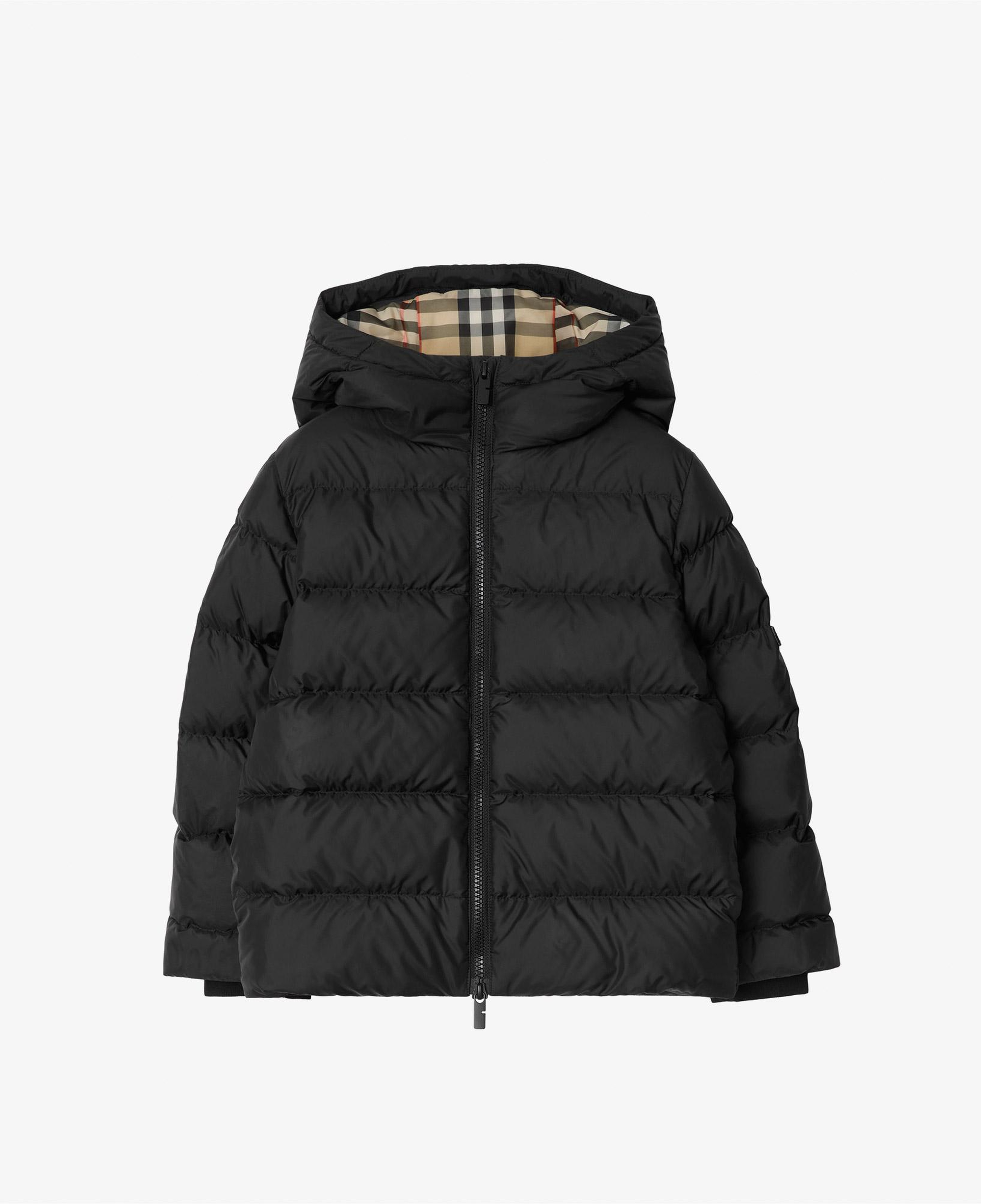 Burberry Juno Çocuk Siyah Mont