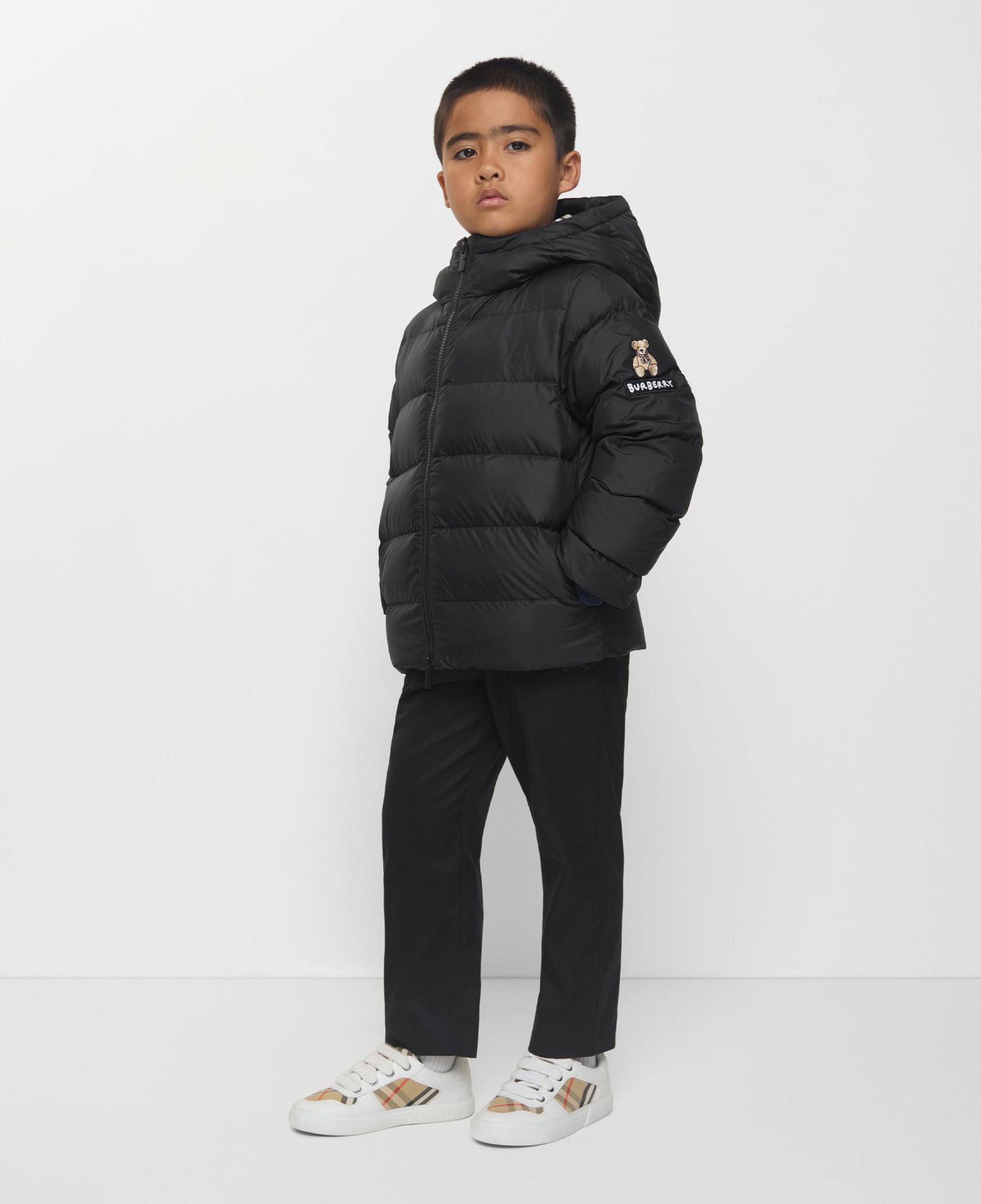 Burberry Juno Çocuk Siyah Mont