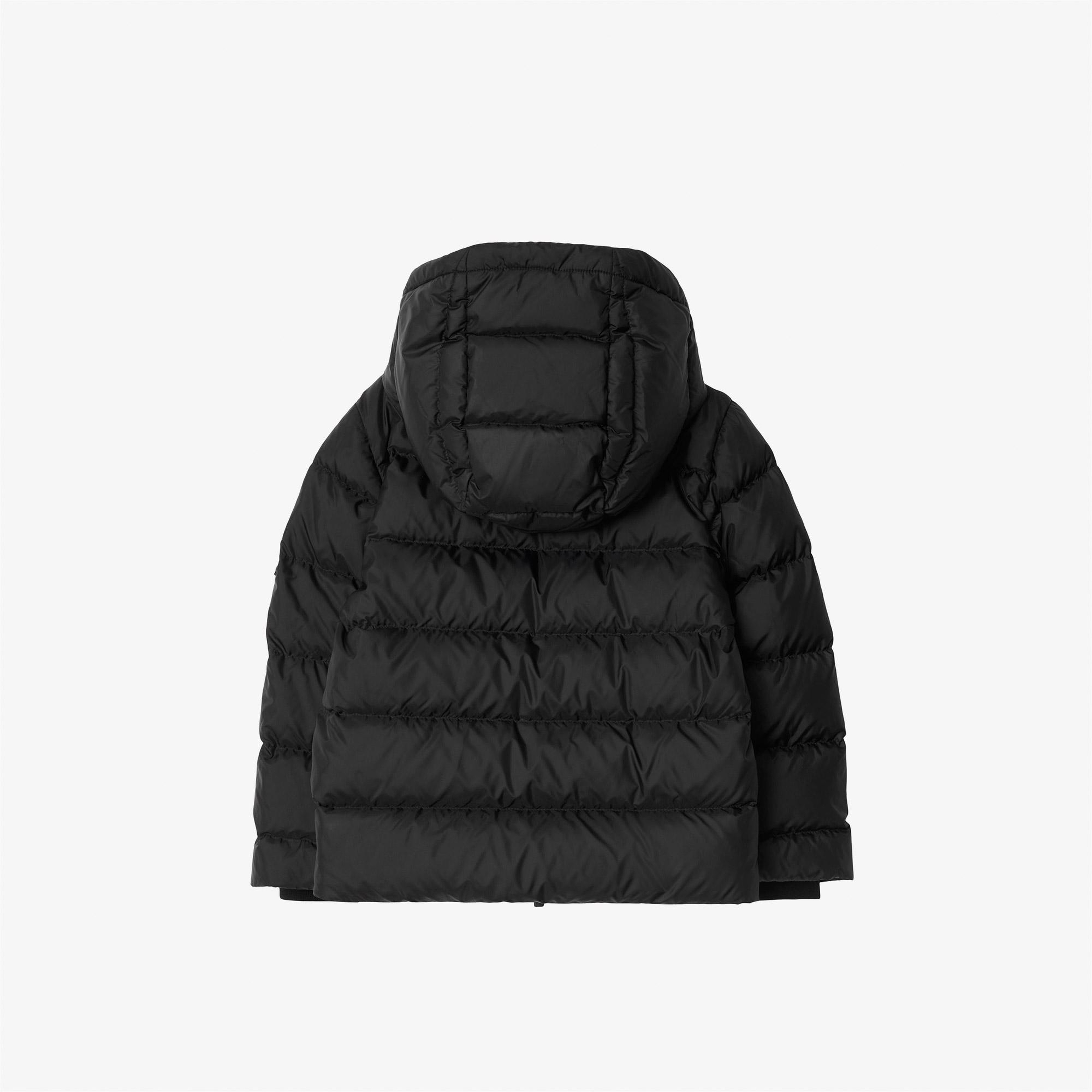 Burberry Juno Çocuk Siyah Mont