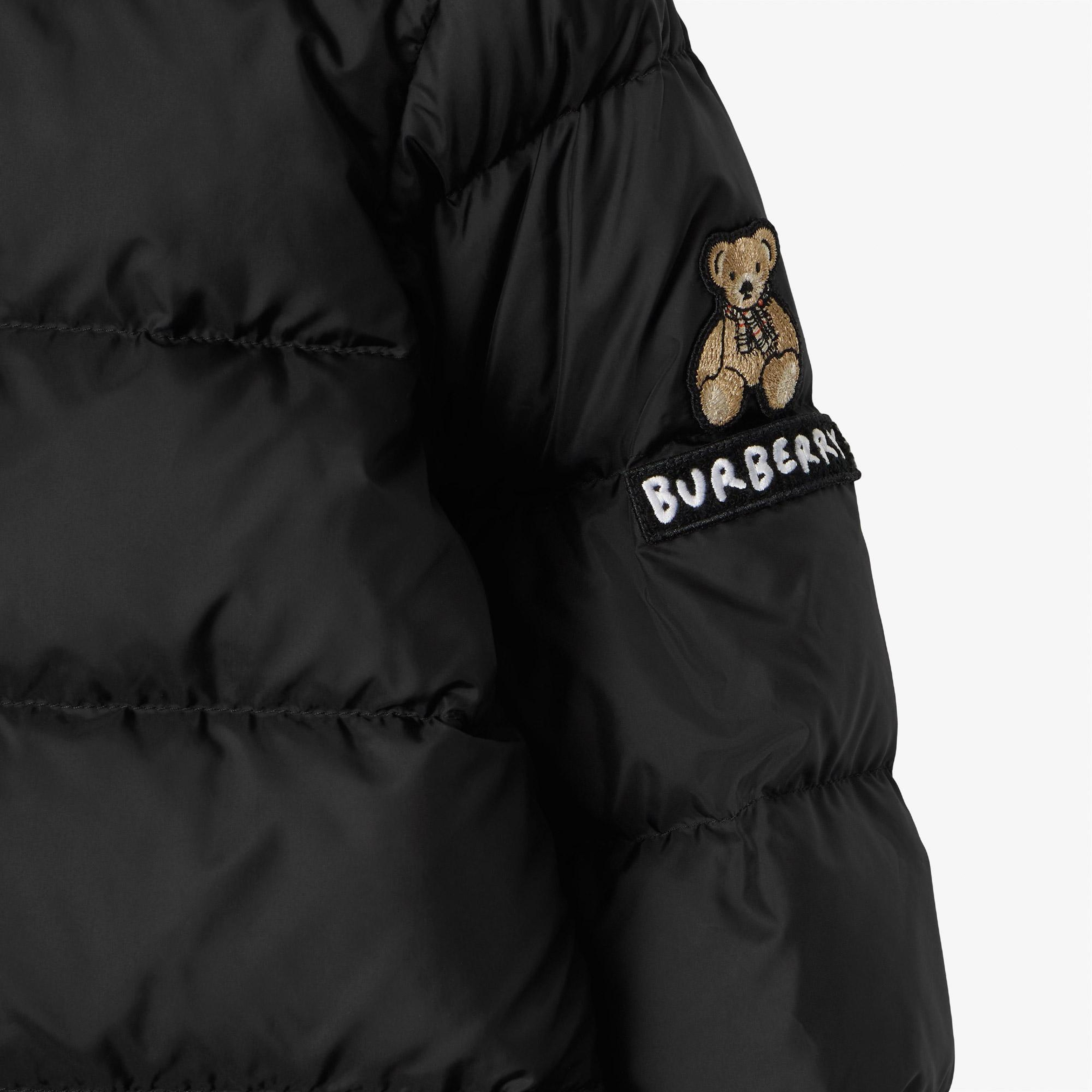 Burberry Juno Çocuk Siyah Mont