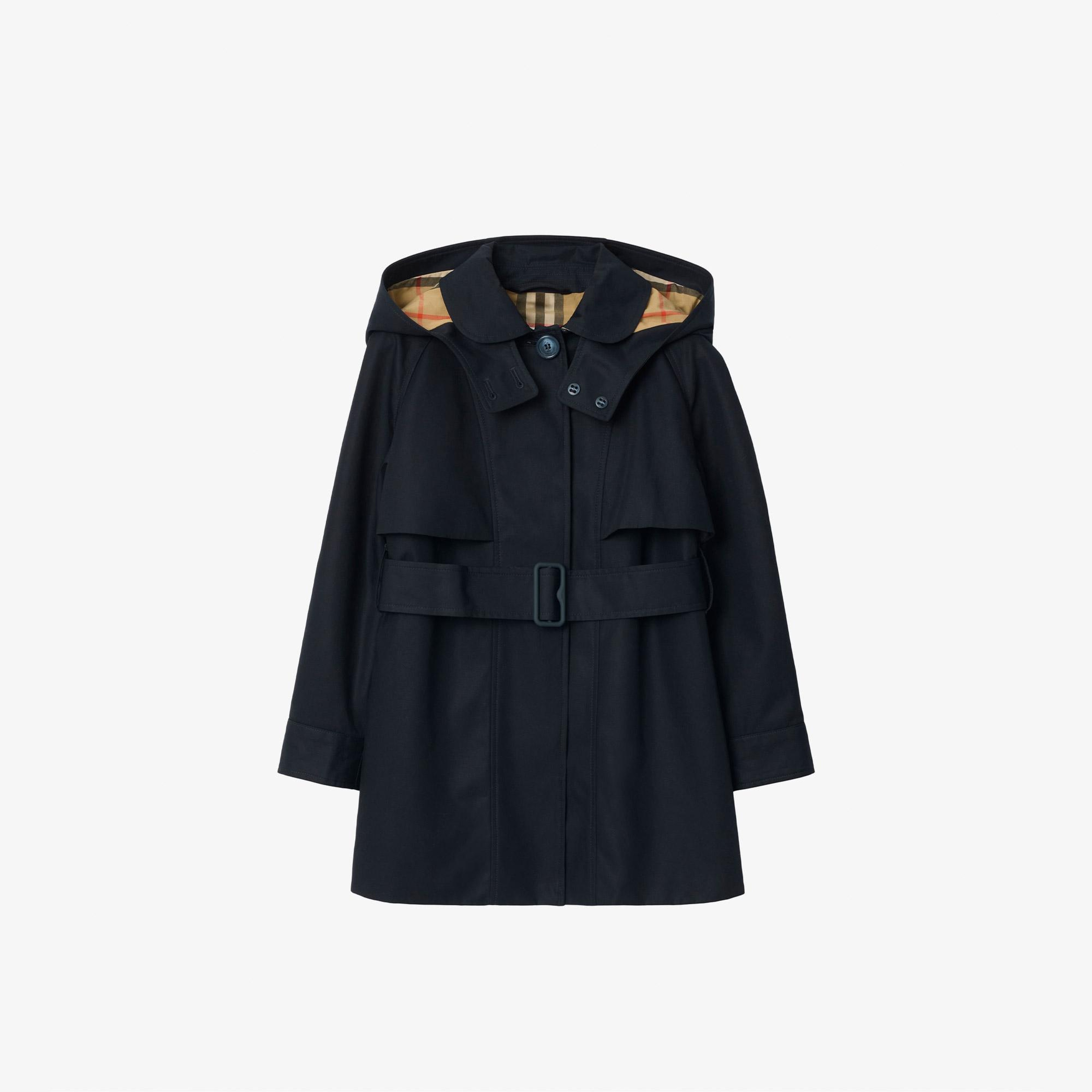 Burberry Lilith Çocuk Mavi Pardesü