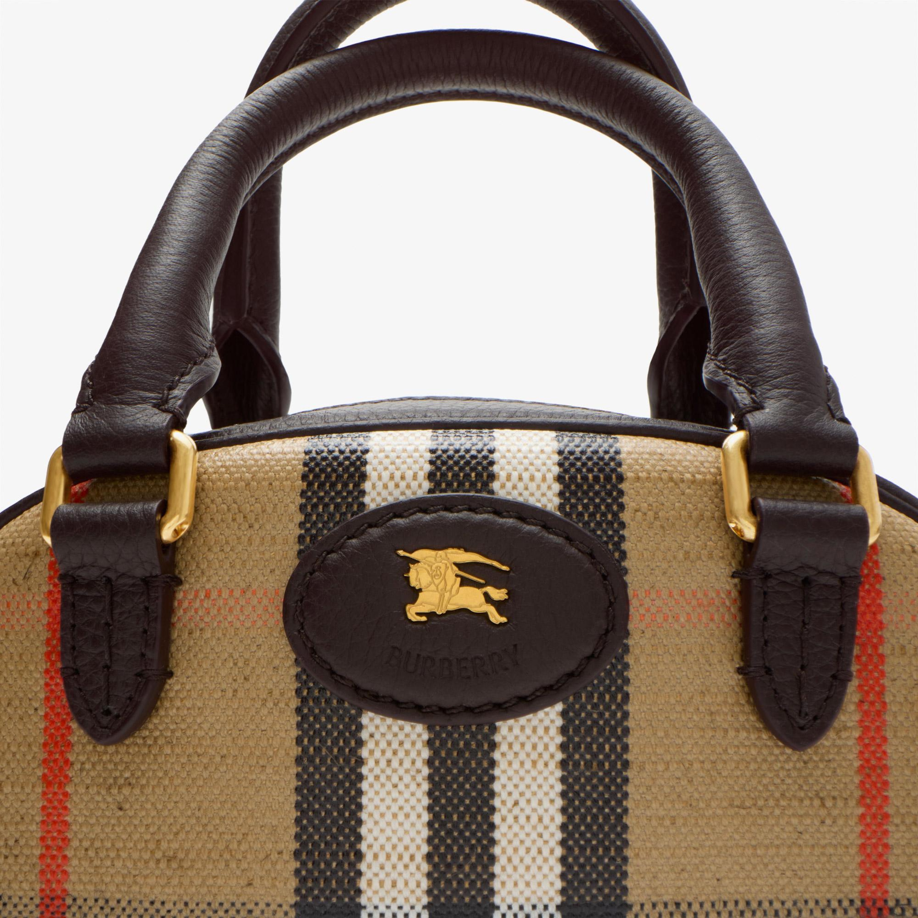 Burberry Highlands Bowling Kadın Bej Çanta