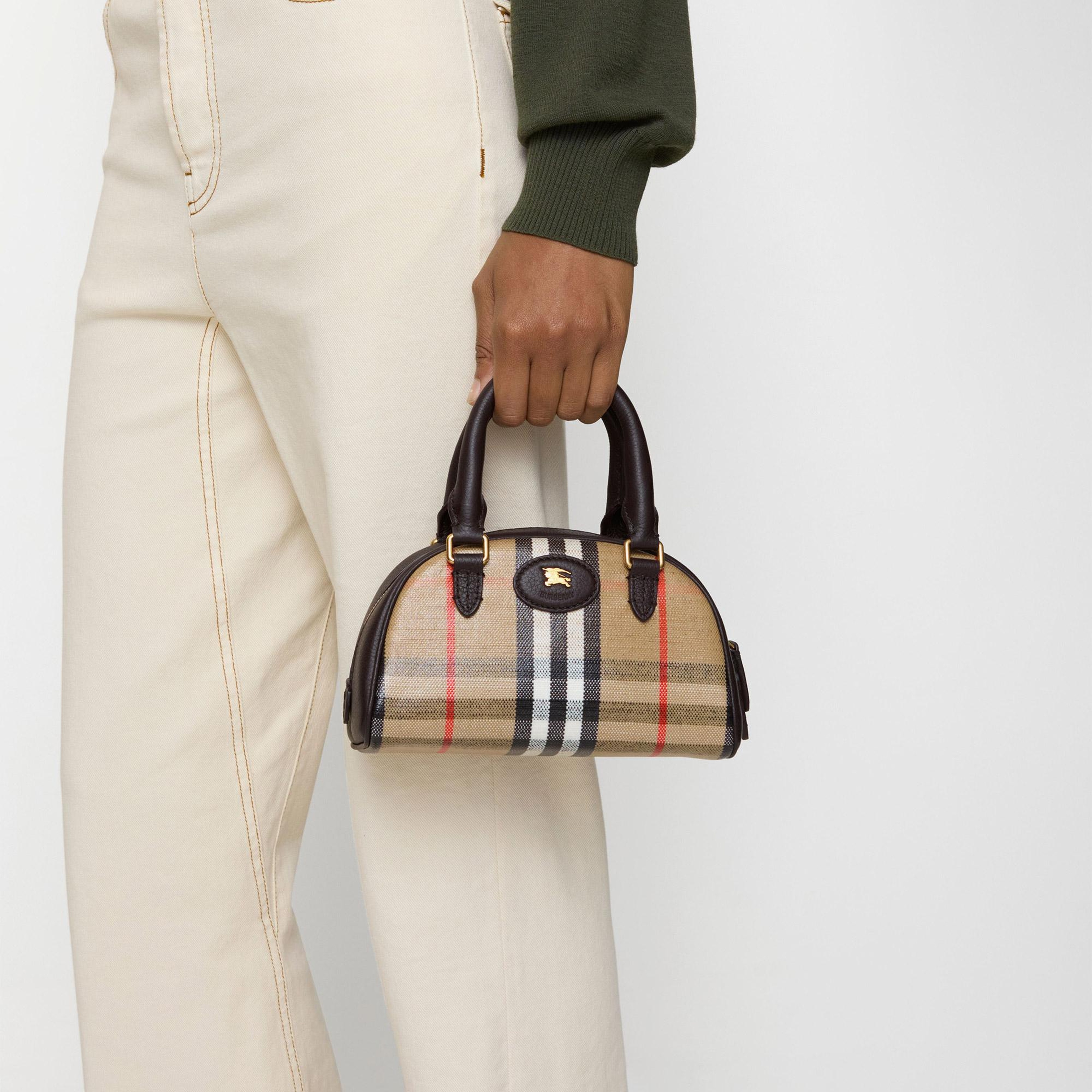 Burberry Highlands Bowling Kadın Bej Çanta