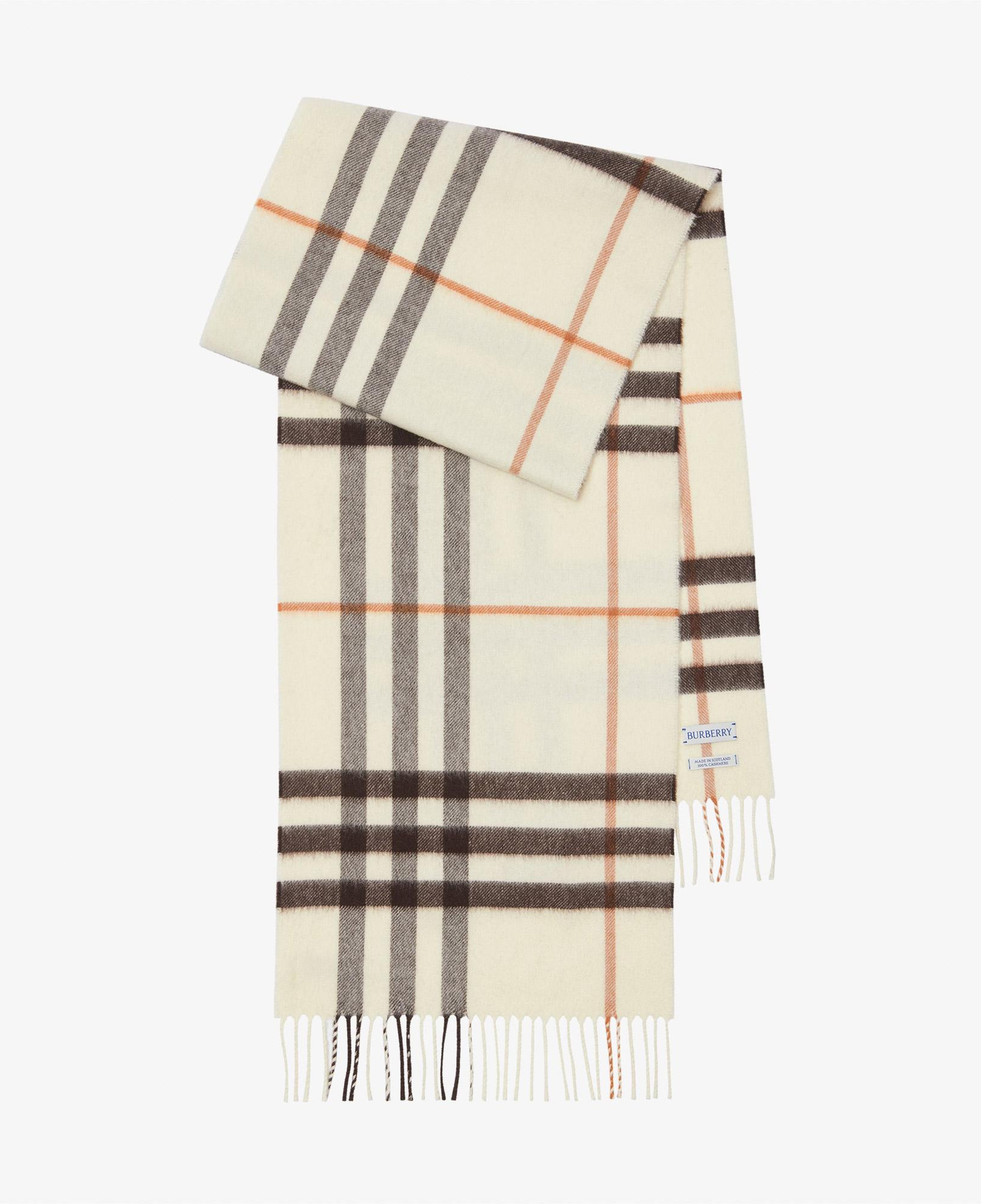Burberry Giant Check Kadın Beyaz Atkı