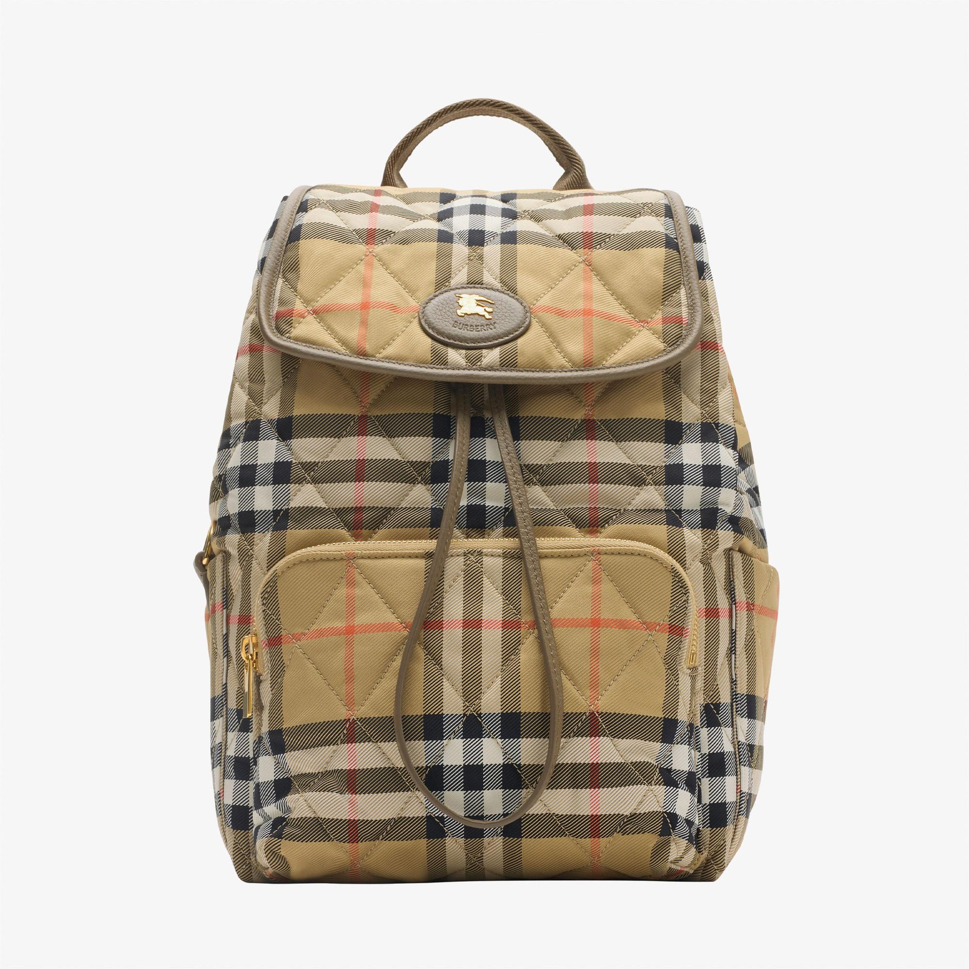 Burberry Horseshoe Kadın Bej Çanta