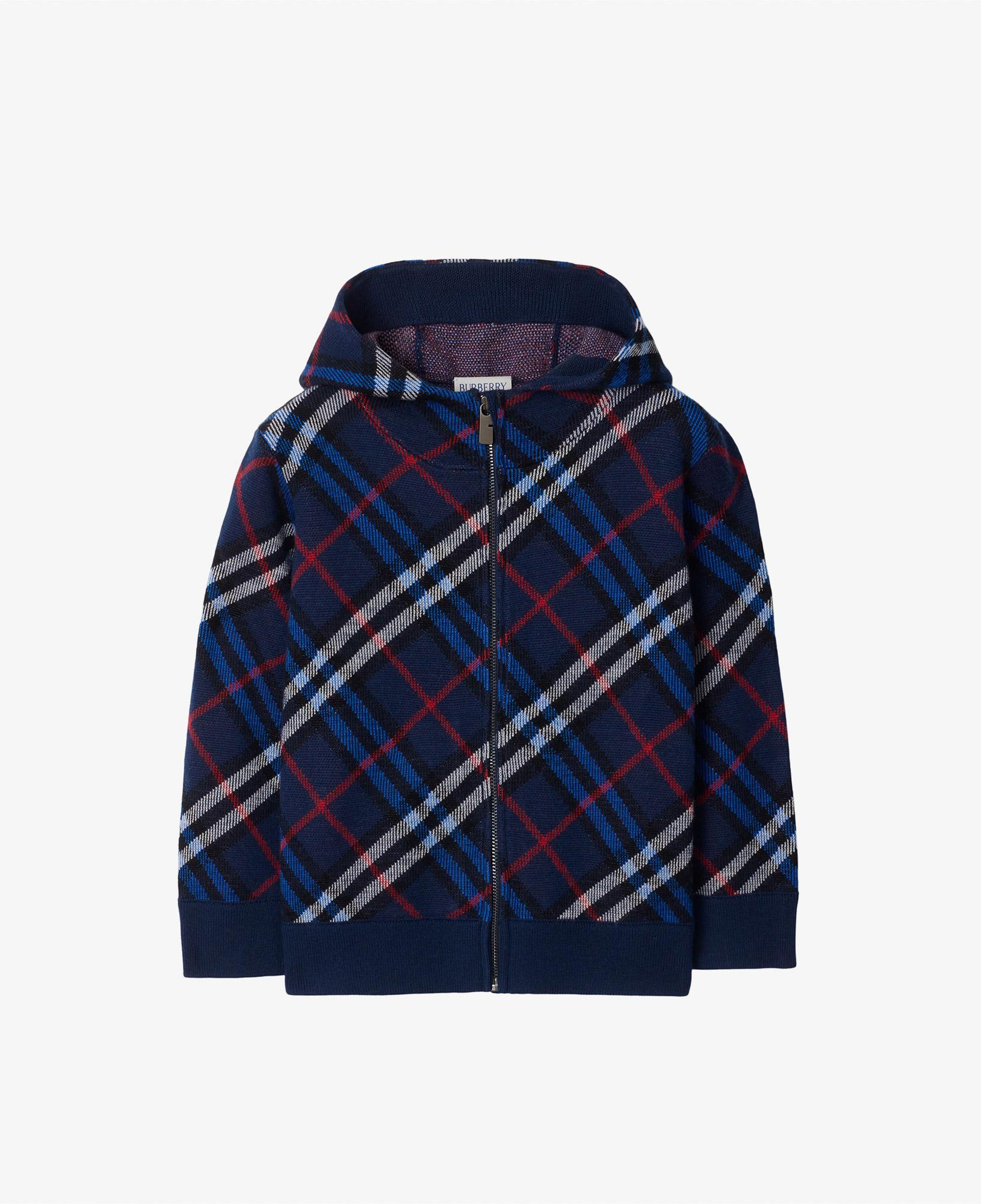 Burberry Jimmy Check Jaq Çocuk Lacivert Triko