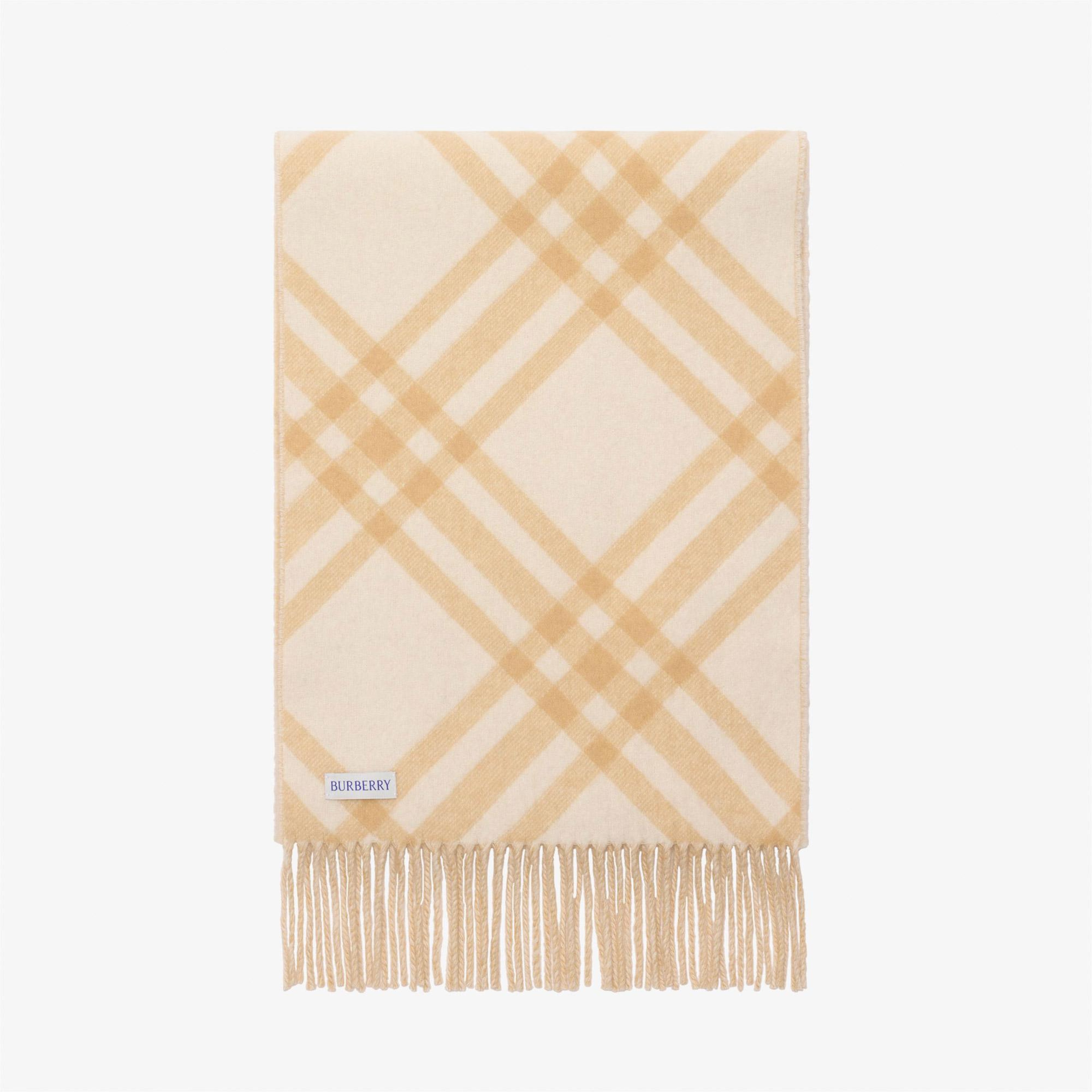Burberry Tbar Bias Kadın Bej Atkı