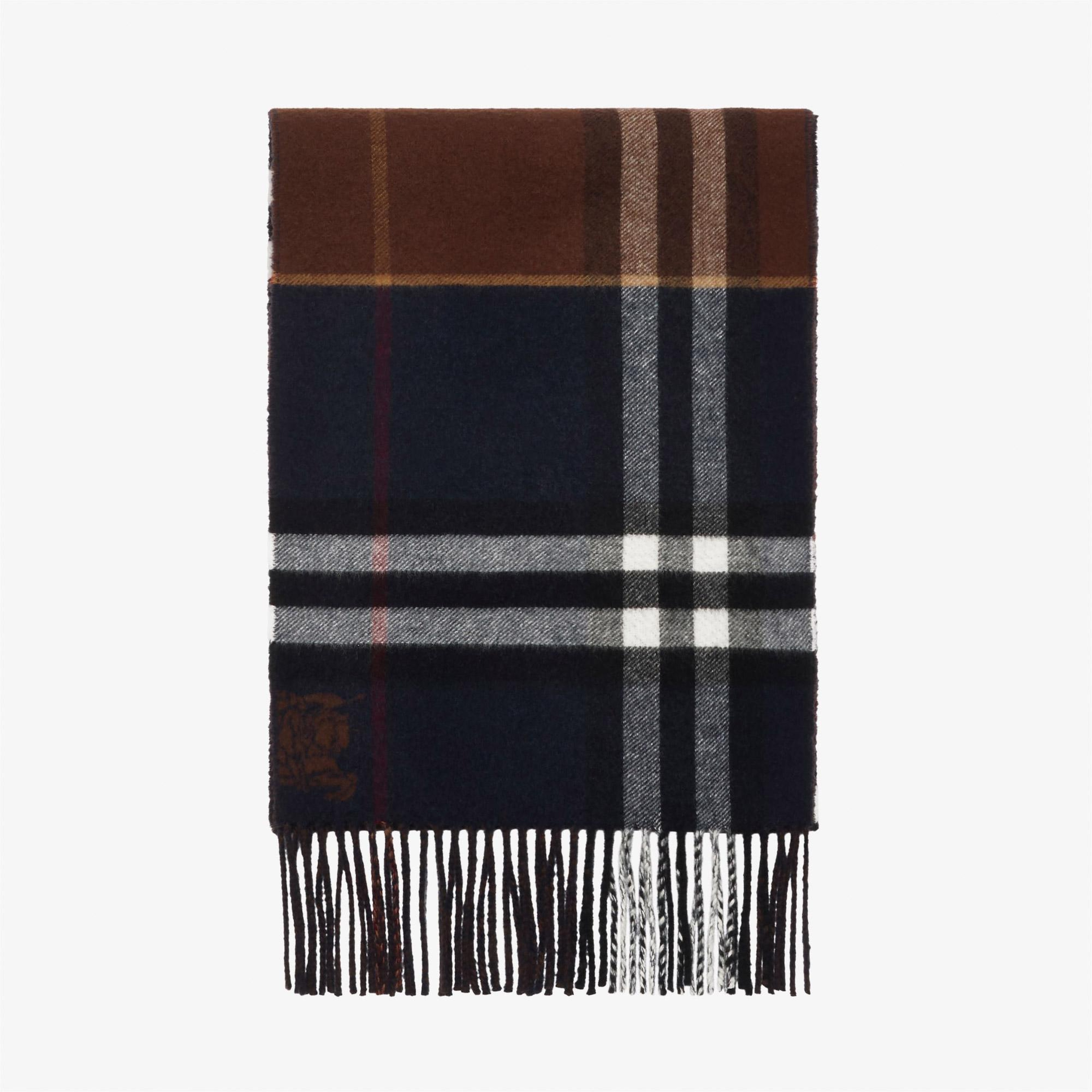 Burberry Double Kadın Lacivert Atkı