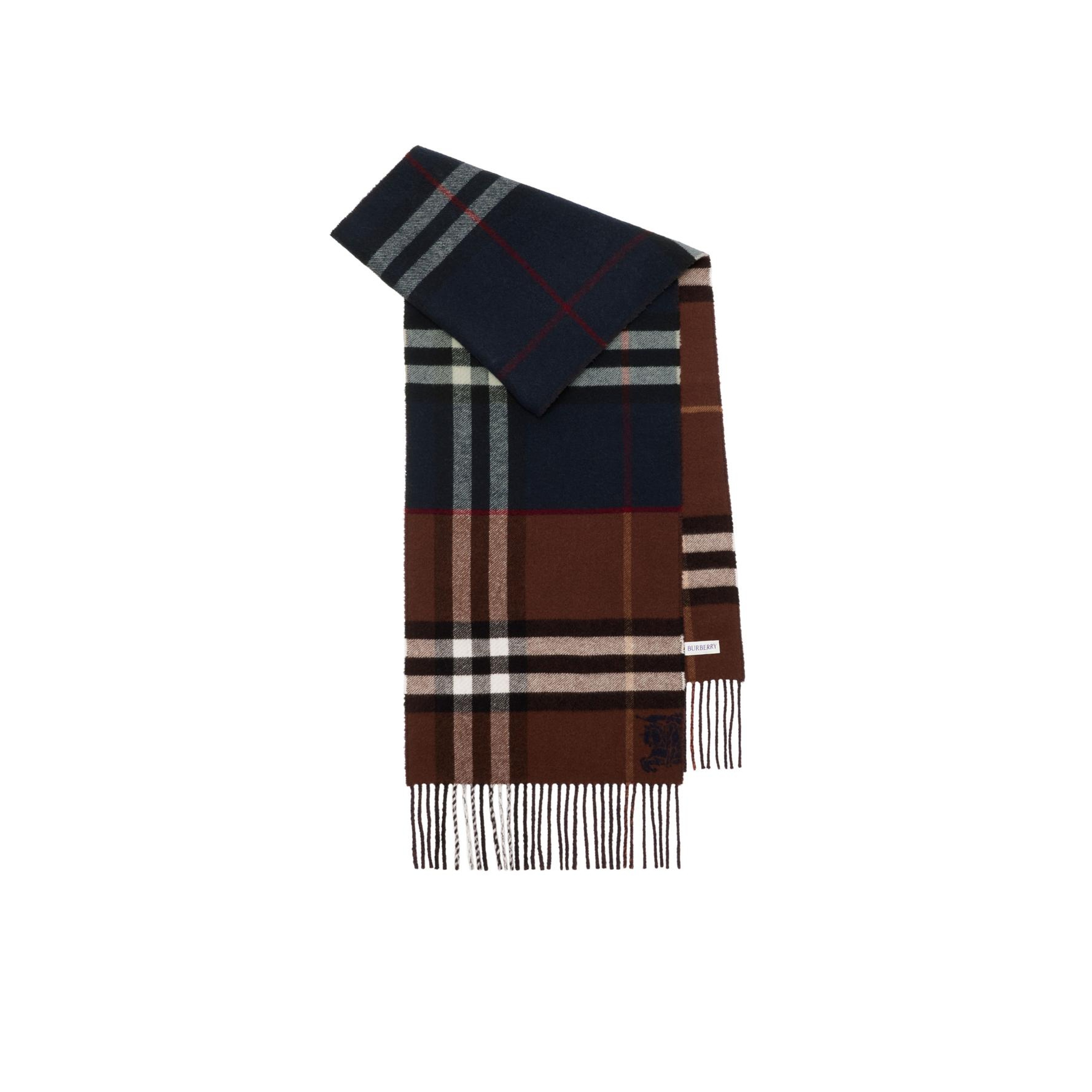 Burberry Double Kadın Lacivert Atkı