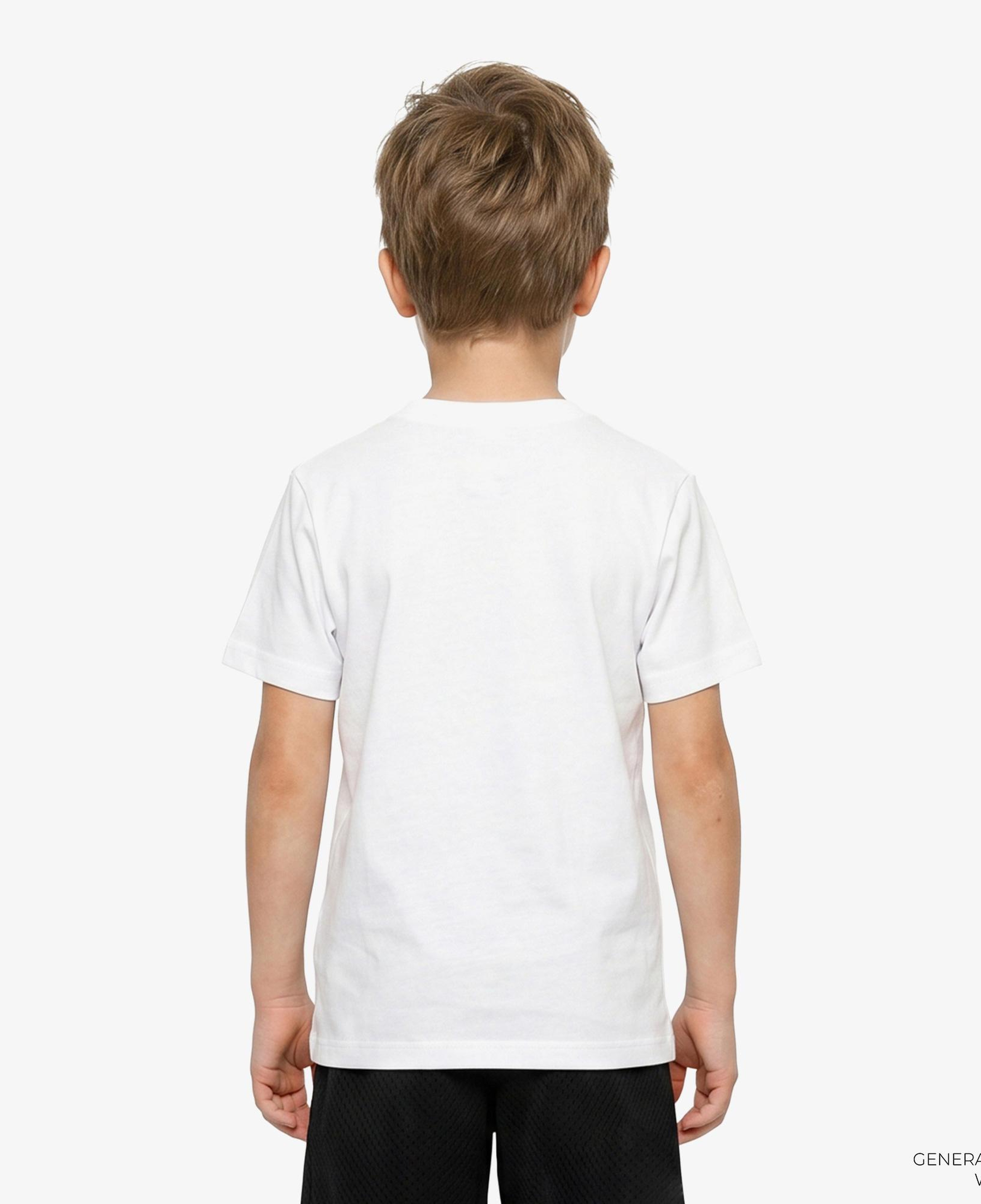 Jordan Jumpman Swoosh Intersectio Erkek Çocuk Beyaz T-Shirt