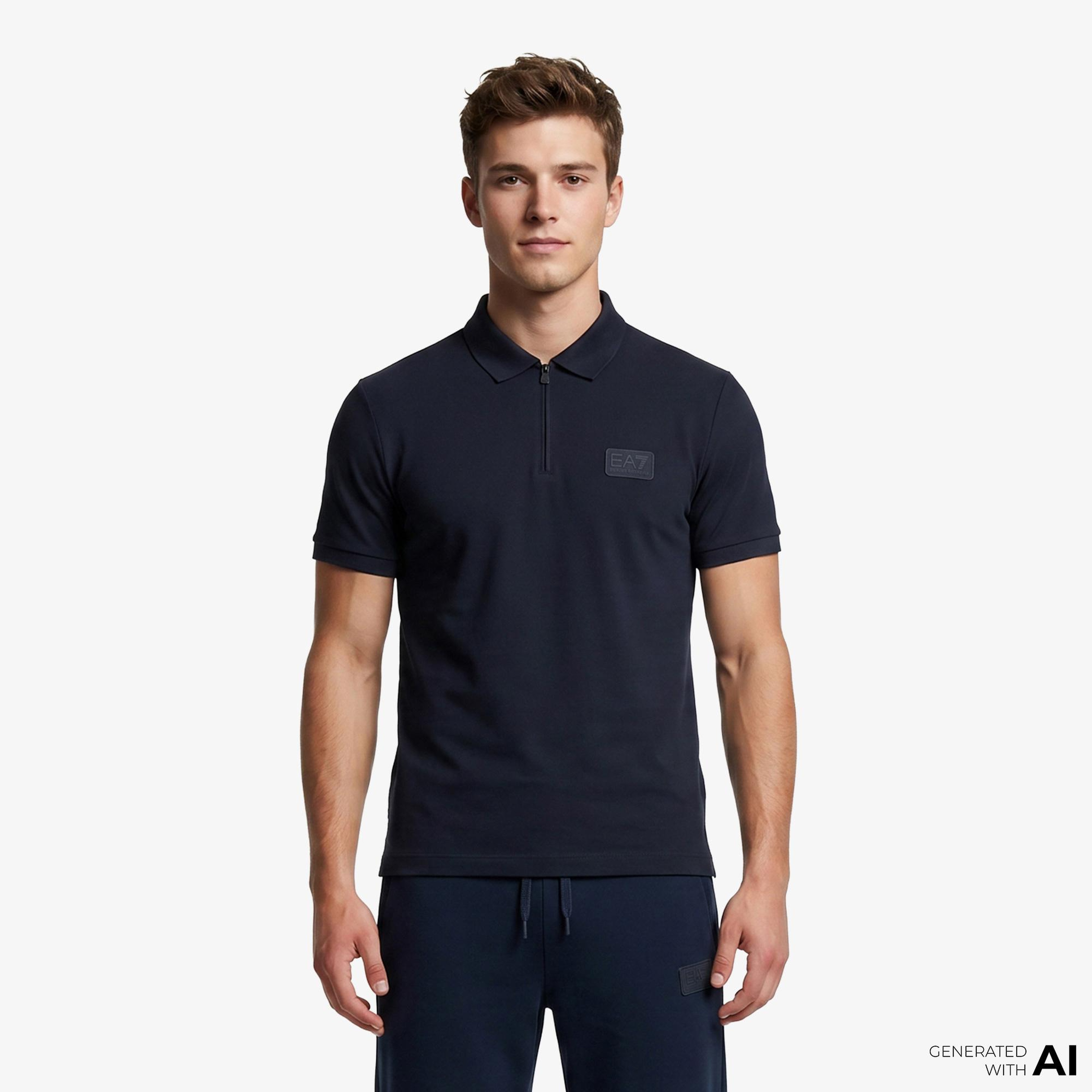 EA7 Erkek Mavi Polo