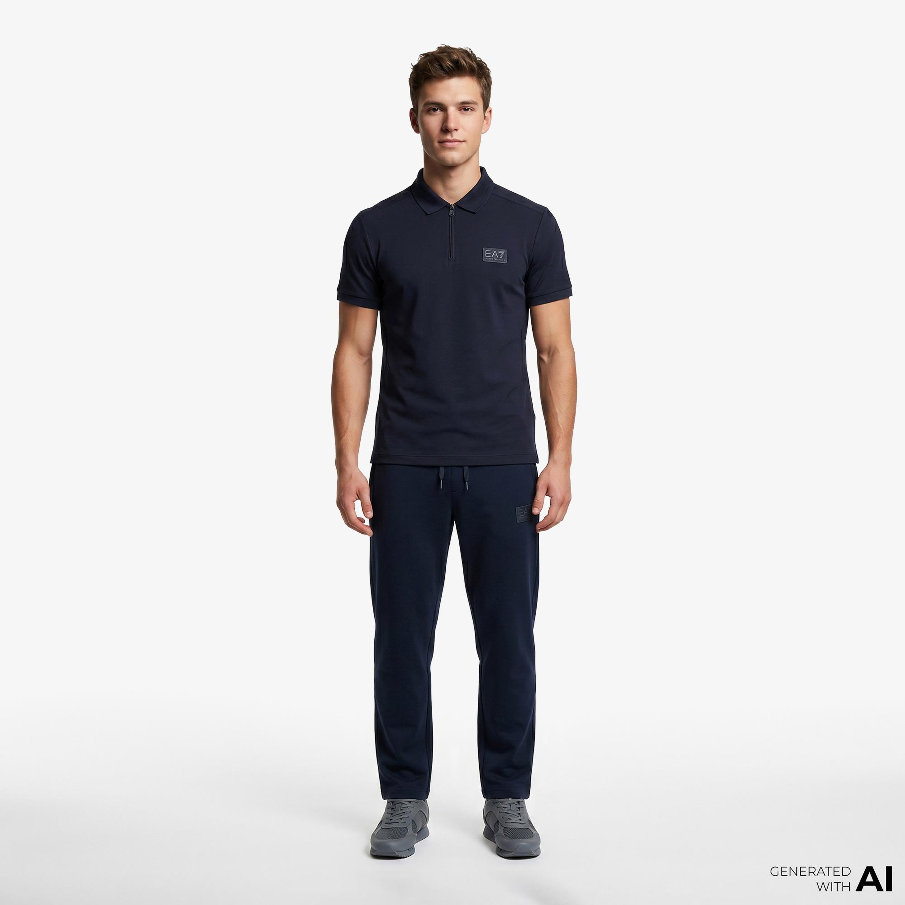 EA7 Erkek Mavi Polo