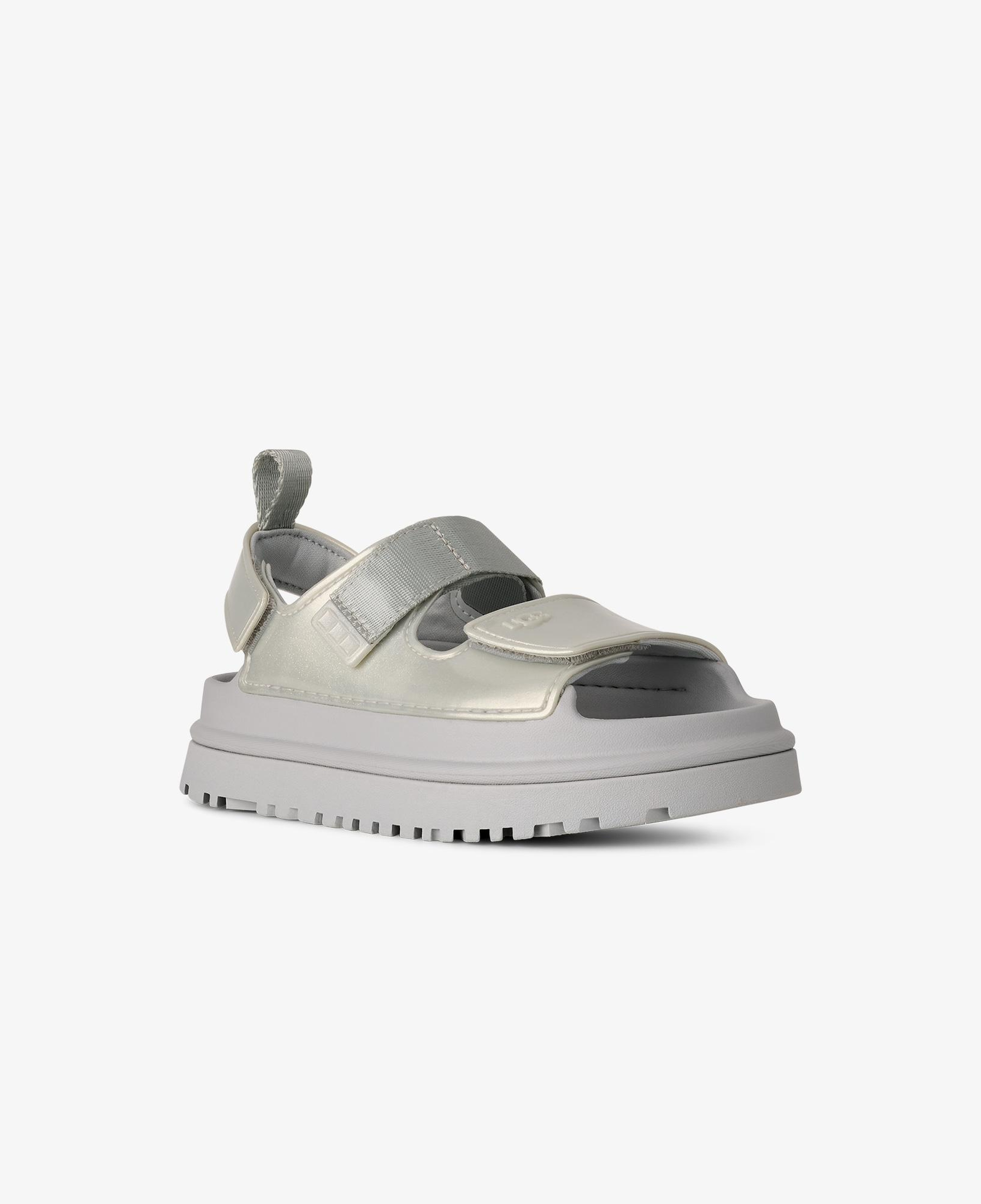 UGG Goldenglow Glossy Sparkles Çocuk Gümüş Rengi Sandalet