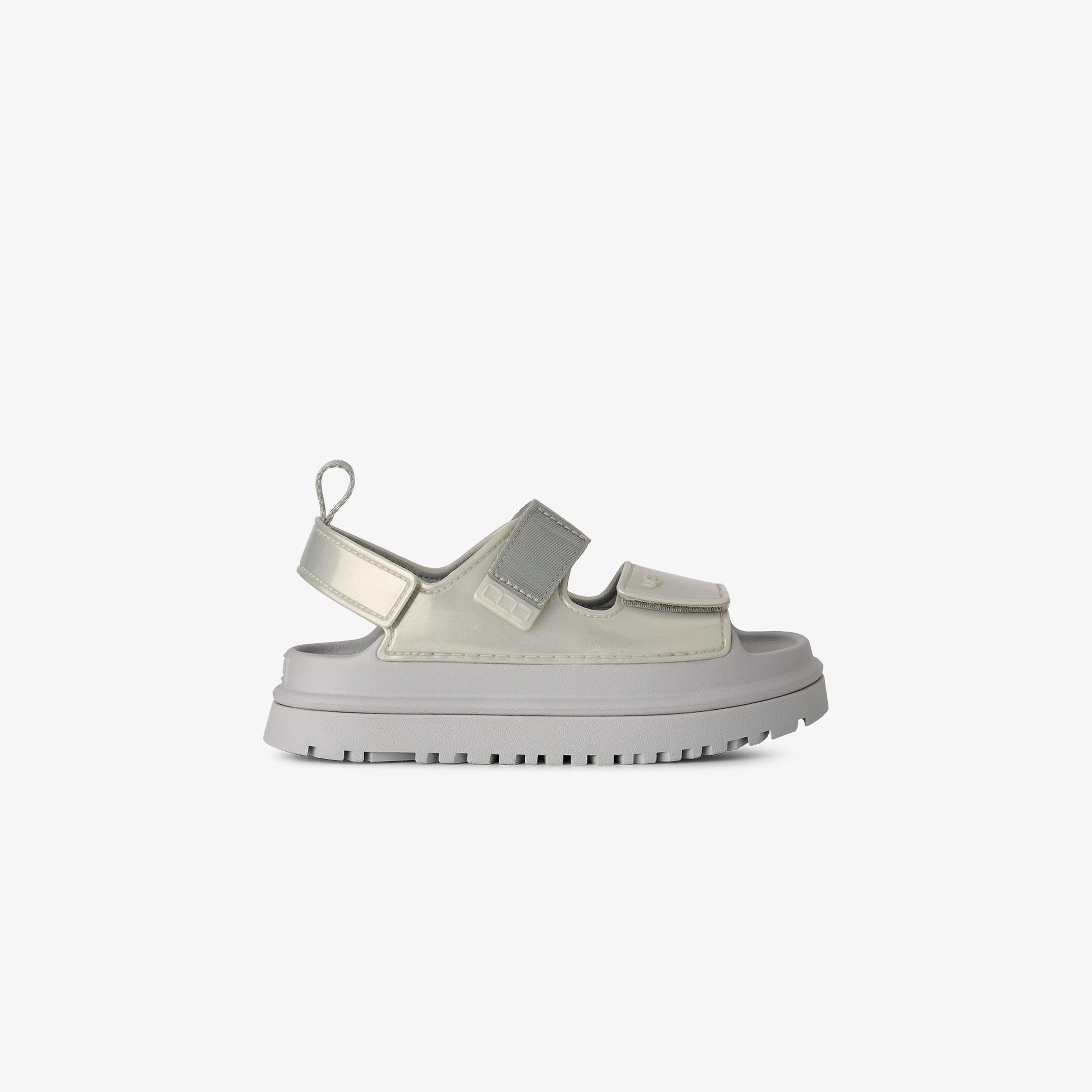 UGG Goldenglow Glossy Sparkles Çocuk Gümüş Rengi Sandalet