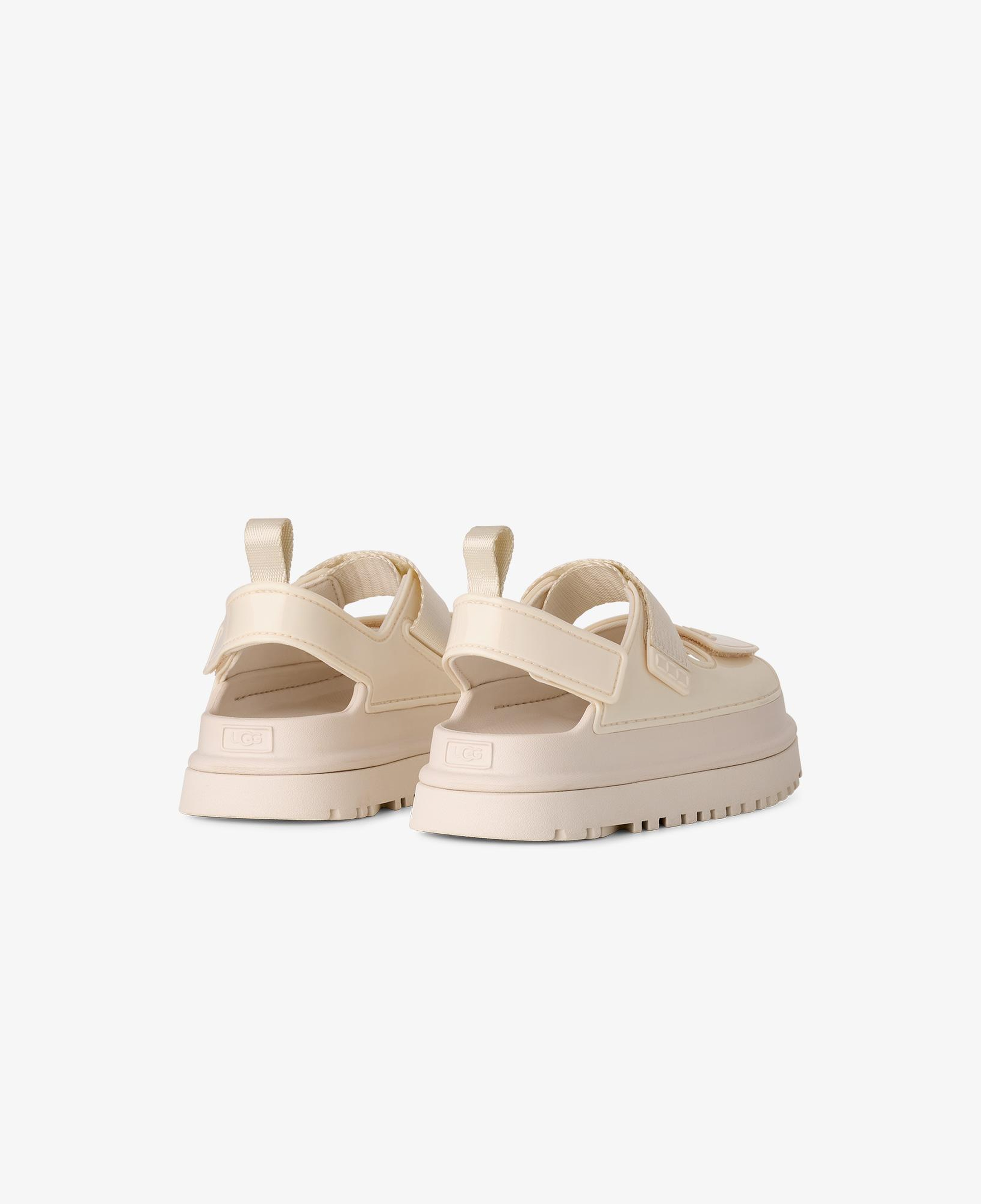 UGG Goldenglow Glossy Sparkles Çocuk Krem Rengi Sandalet