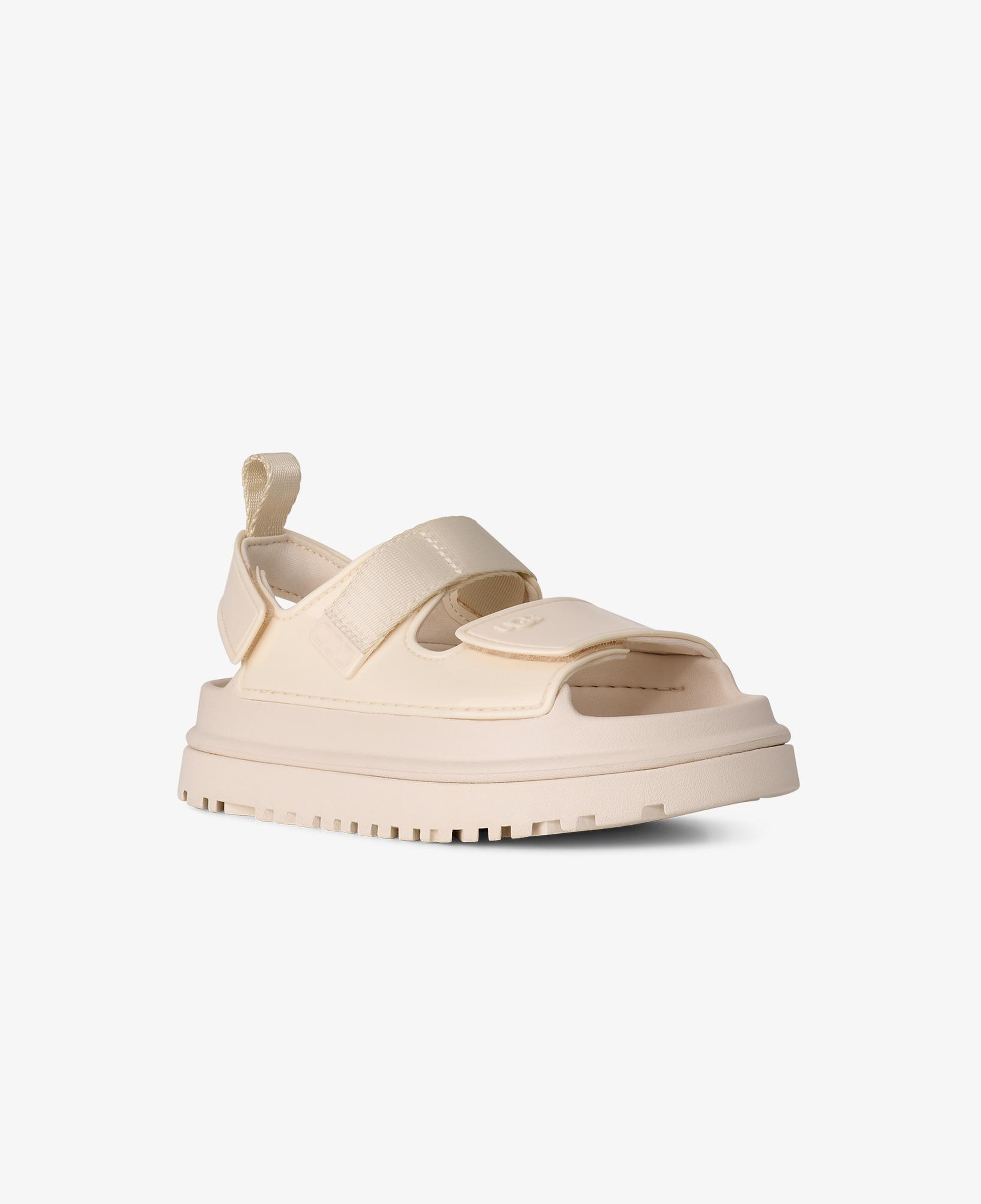 UGG Goldenglow Glossy Sparkles Çocuk Krem Rengi Sandalet