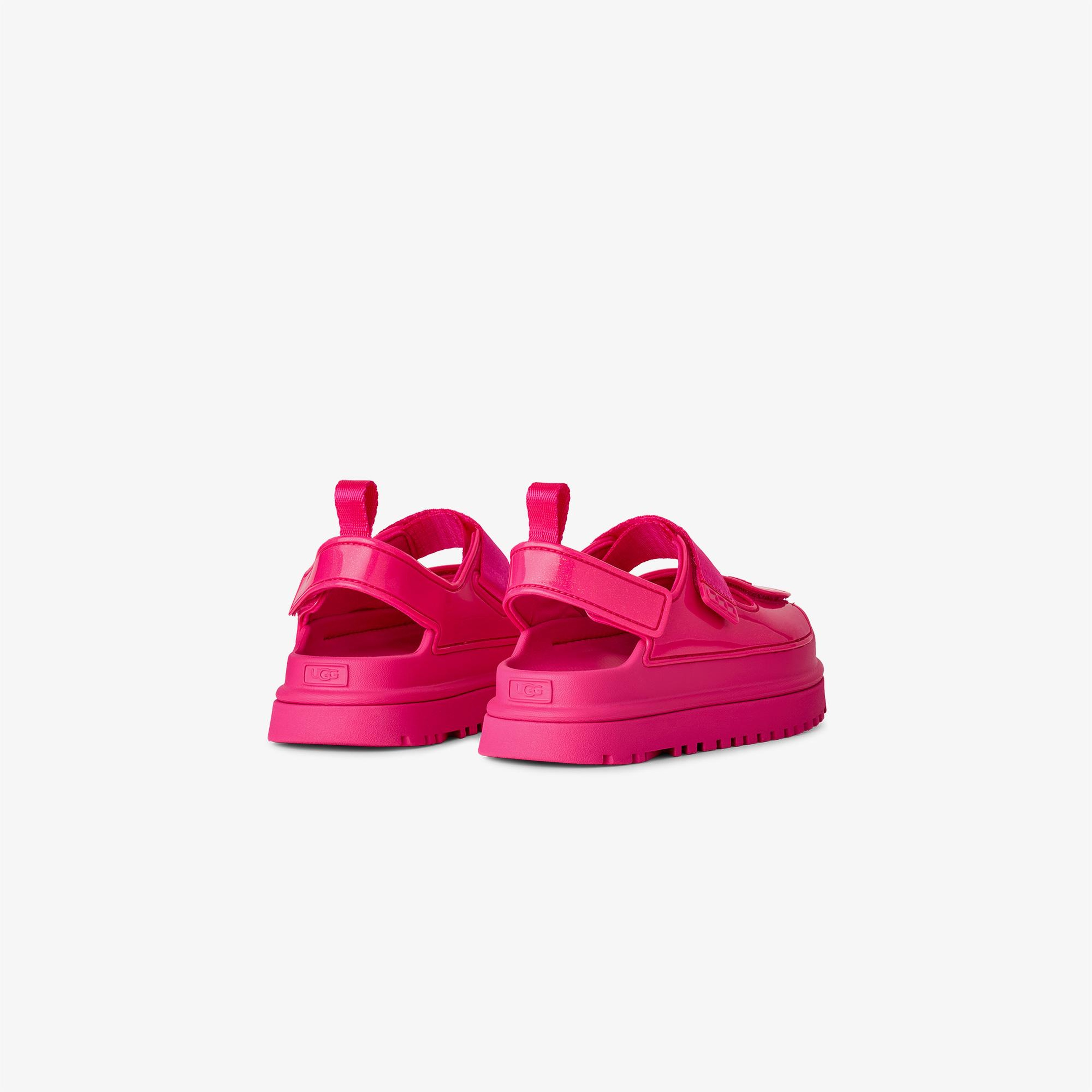 UGG Goldenglow Glossy Sparkles Çocuk Pembe Sandalet