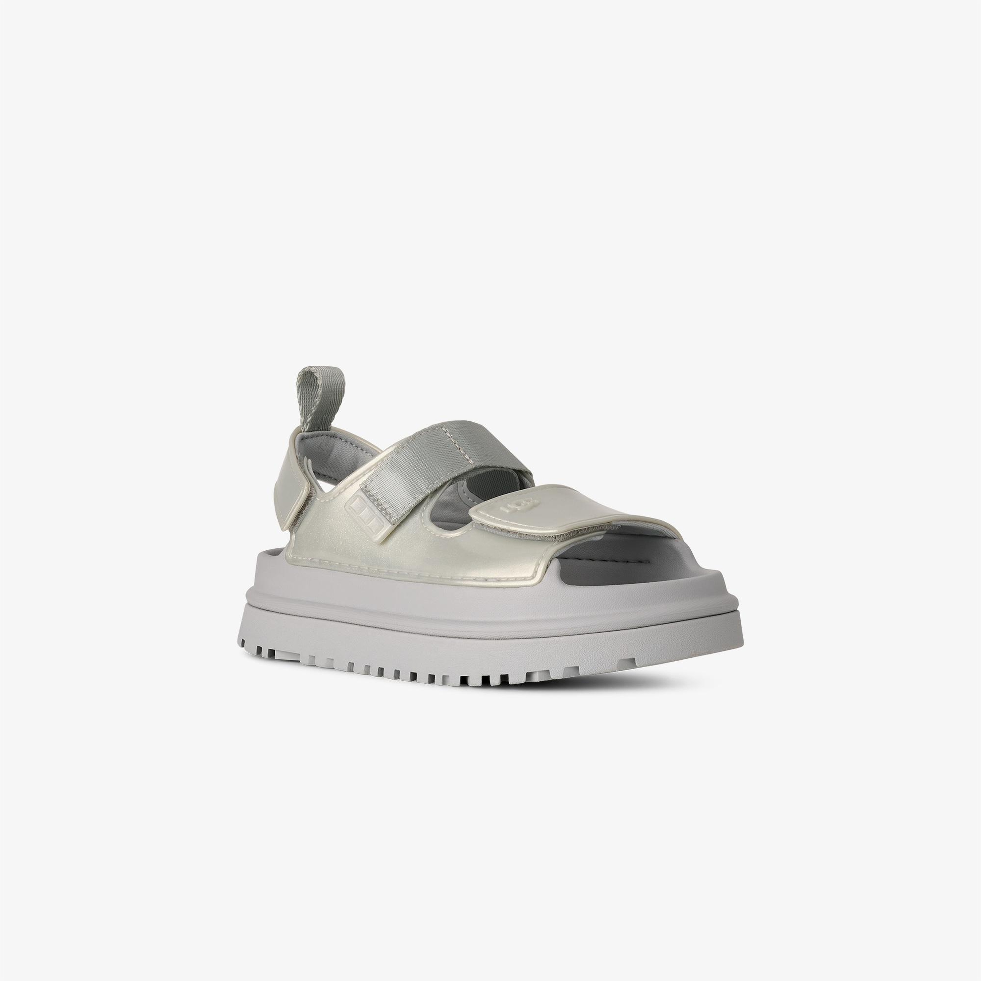 UGG Goldenglow Glossy Sparkles Çocuk Gümüş Rengi Sandalet