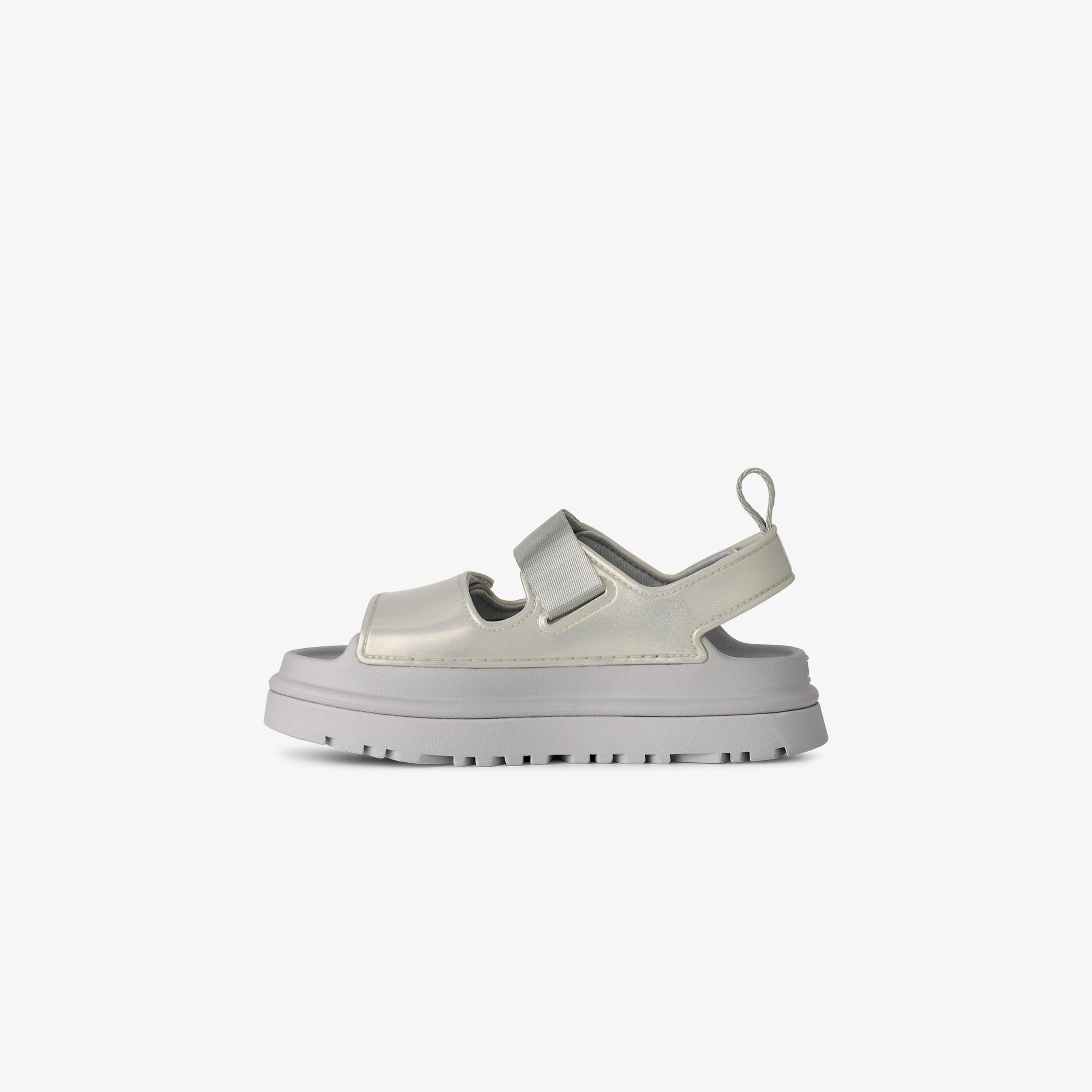 UGG Goldenglow Glossy Sparkles Çocuk Gümüş Rengi Sandalet
