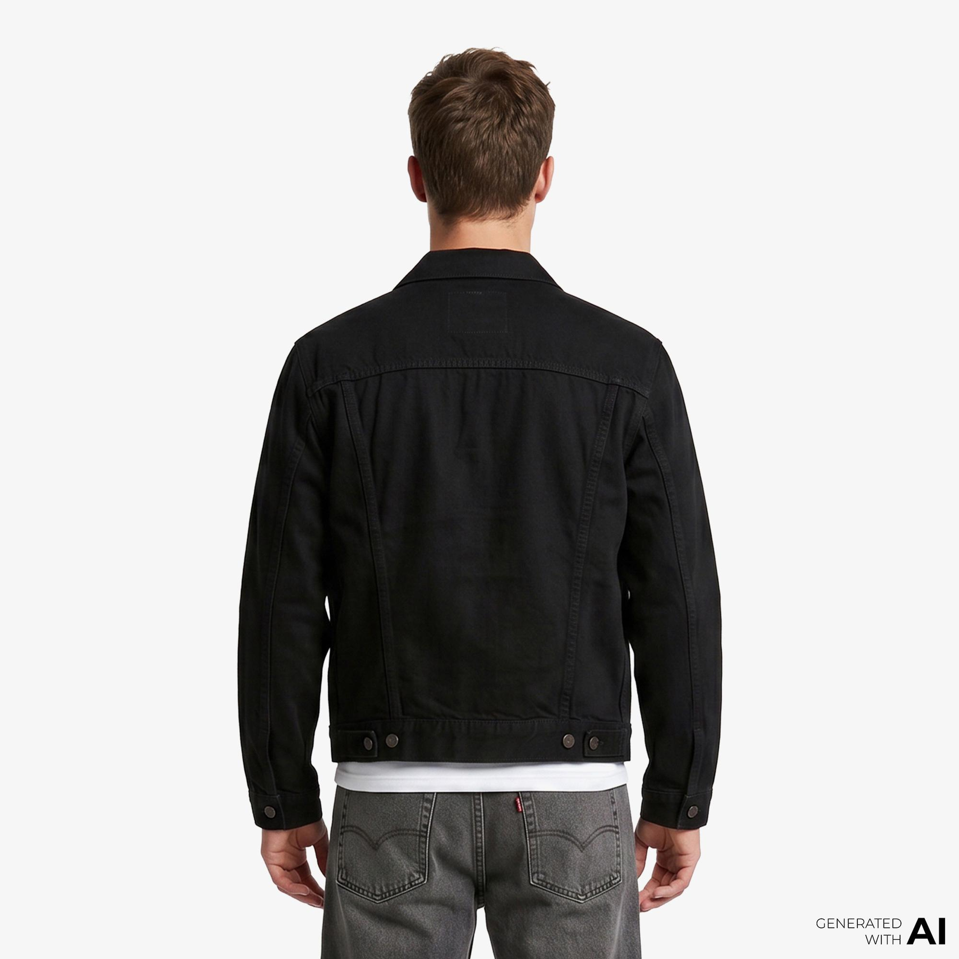 Levi's The Trucker Night Siyah Erkek Ceket