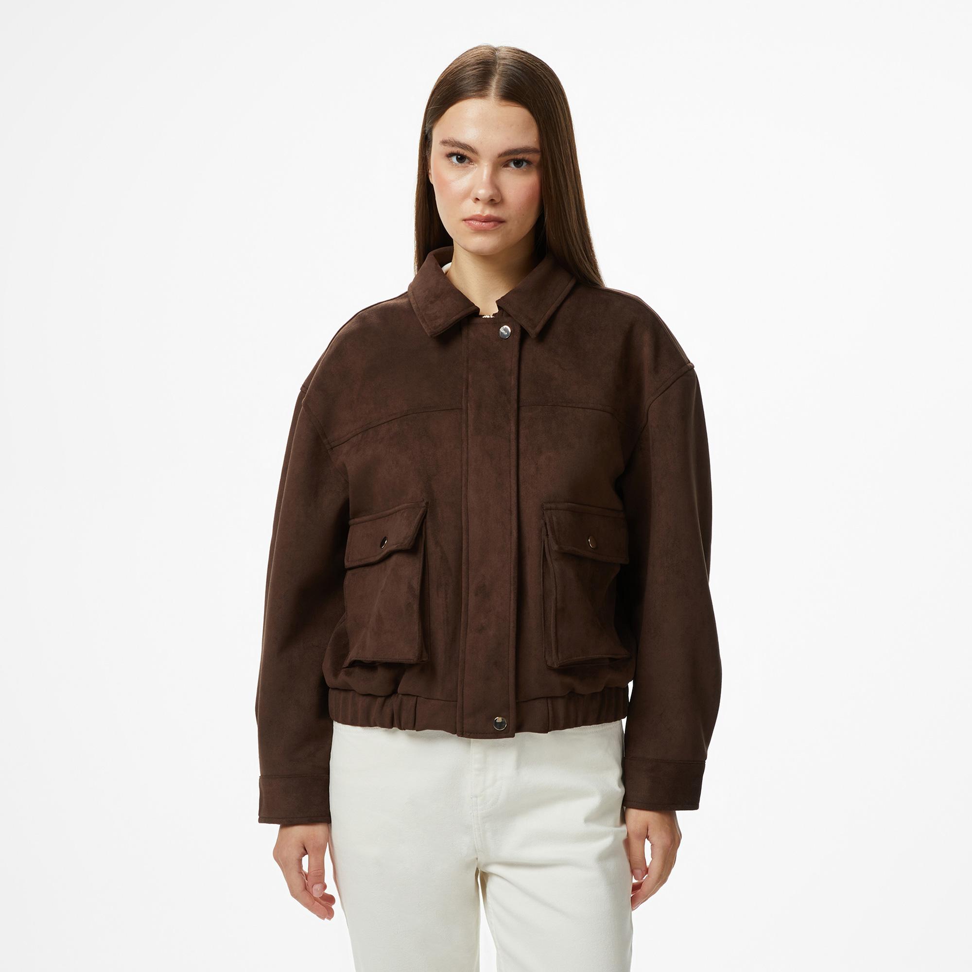 Nautica Kadın Kahverengi Regular Fit Ceket