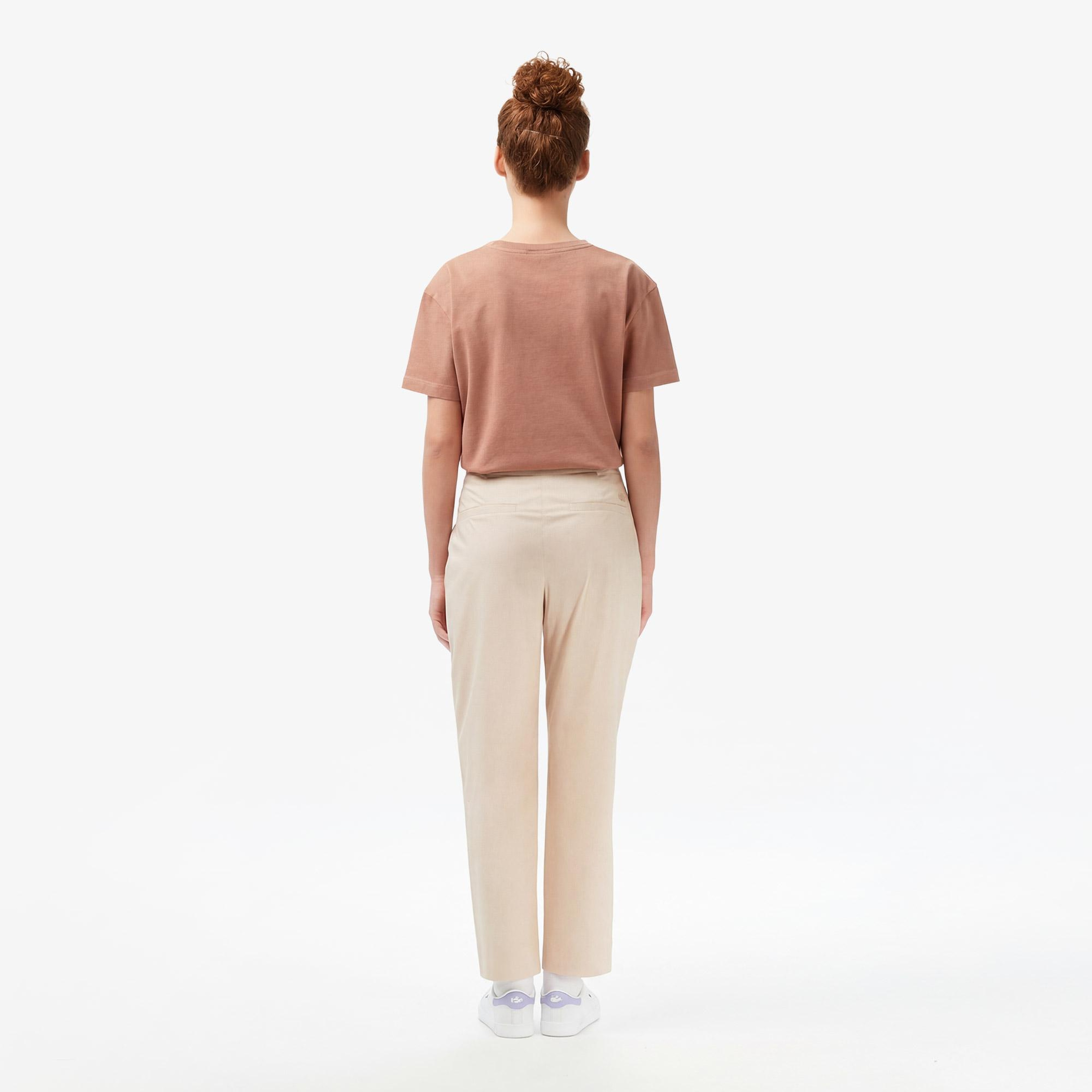 Lacoste Kadın Regular Fit Pembe Pantolon