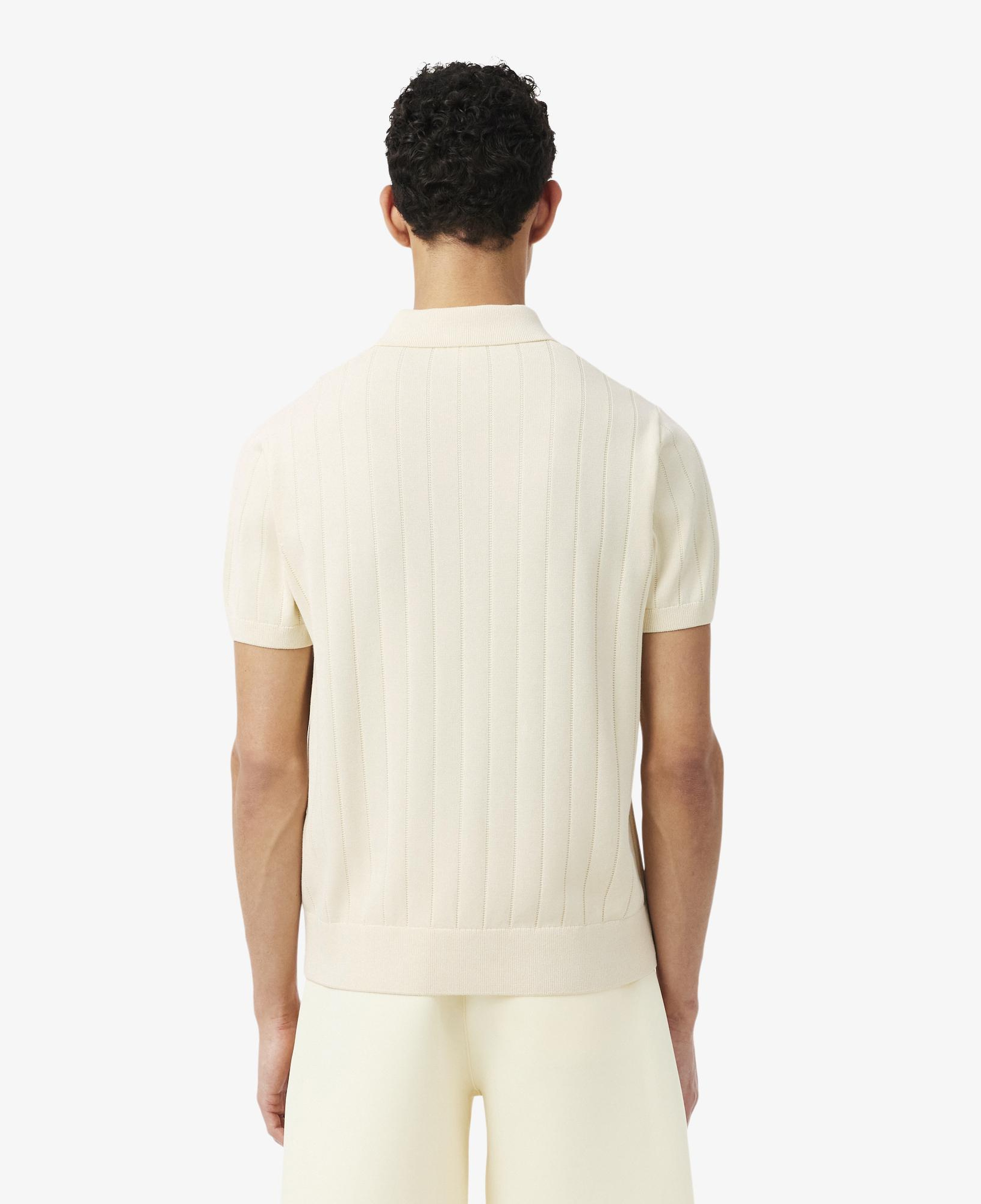Lacoste Erkek Classic Fit Kısa Kollu Polo Yaka Krem Triko