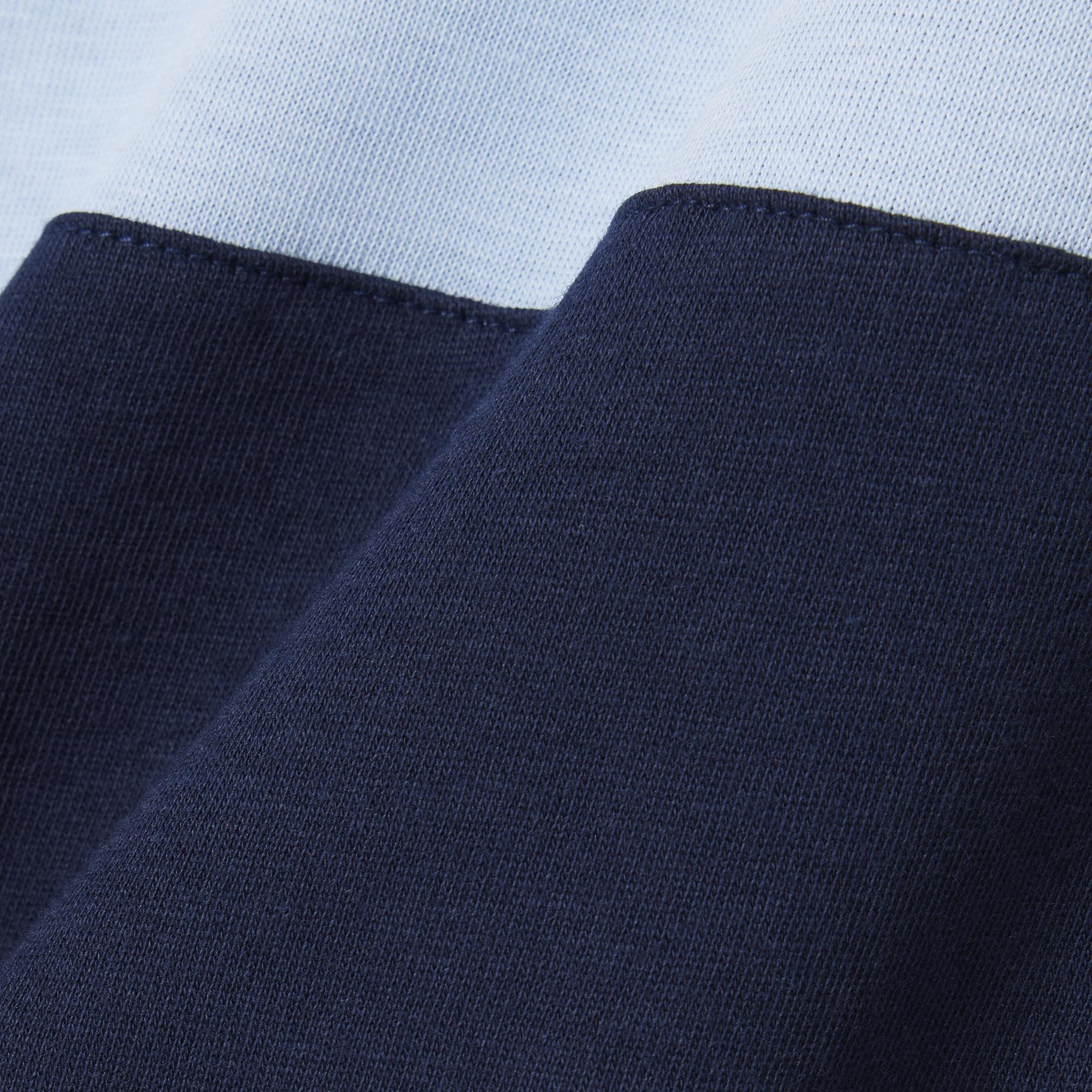 Lacoste Erkek Regular Fit Bisiklet Yaka Renk Bloklu Lacivert T-Shirt