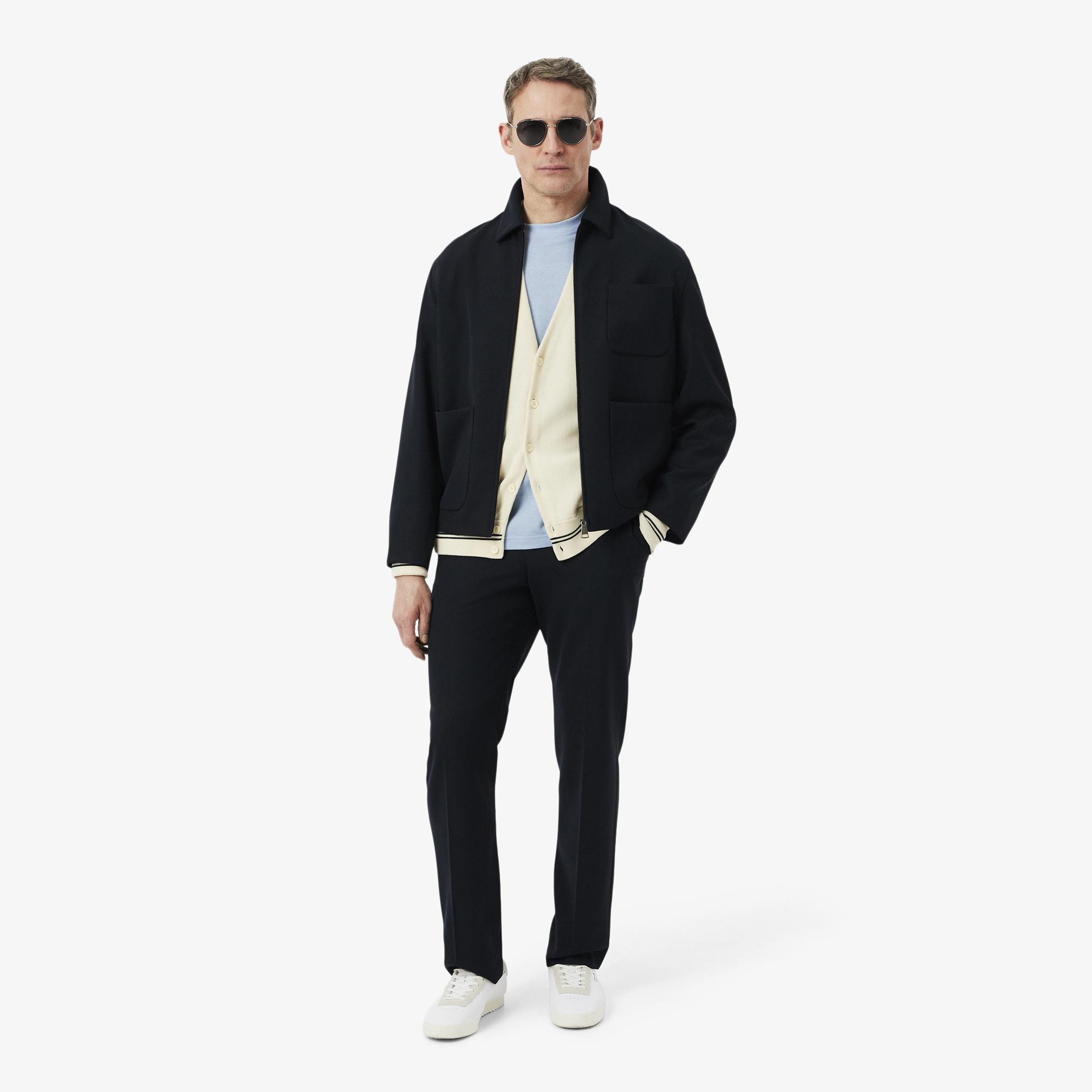 Lacoste Erkek Classic Fit Bisiklet Yaka Mavi T-Shirt