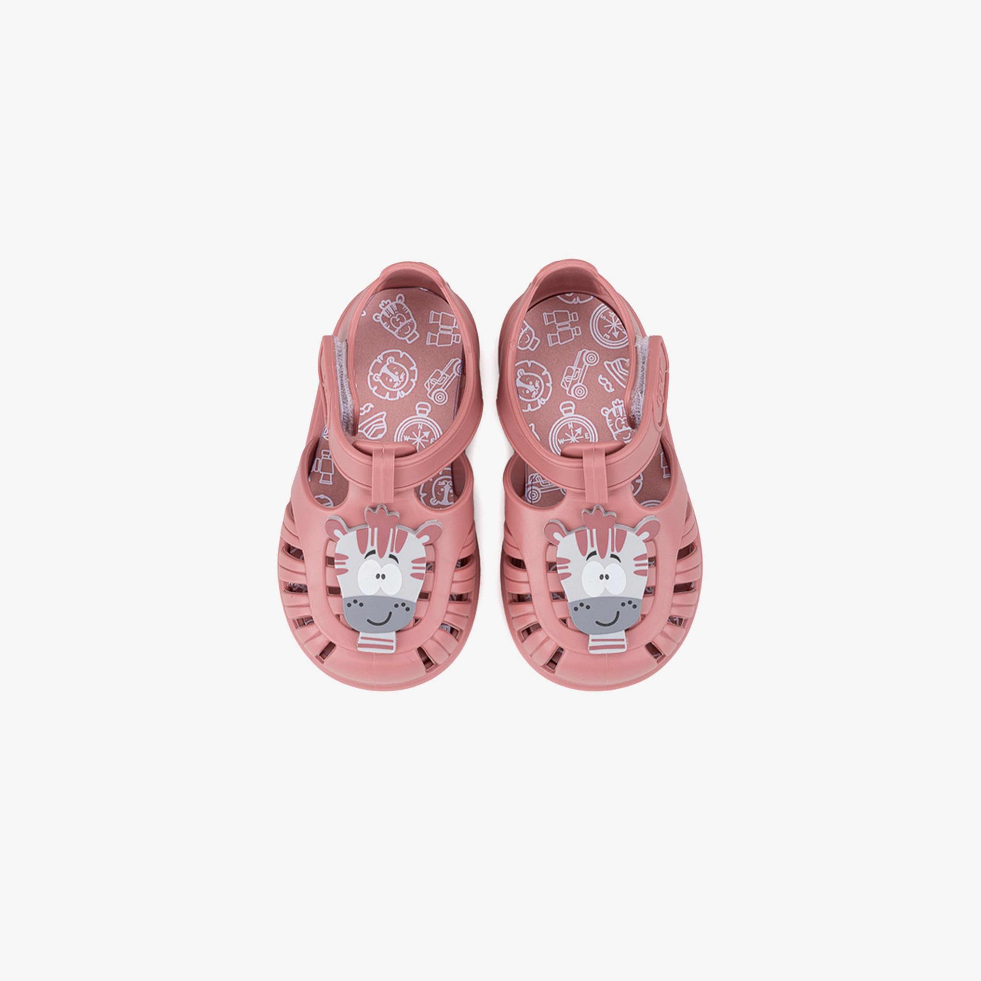 Igor Tobby Zebra Çocuk Pembe Sandalet