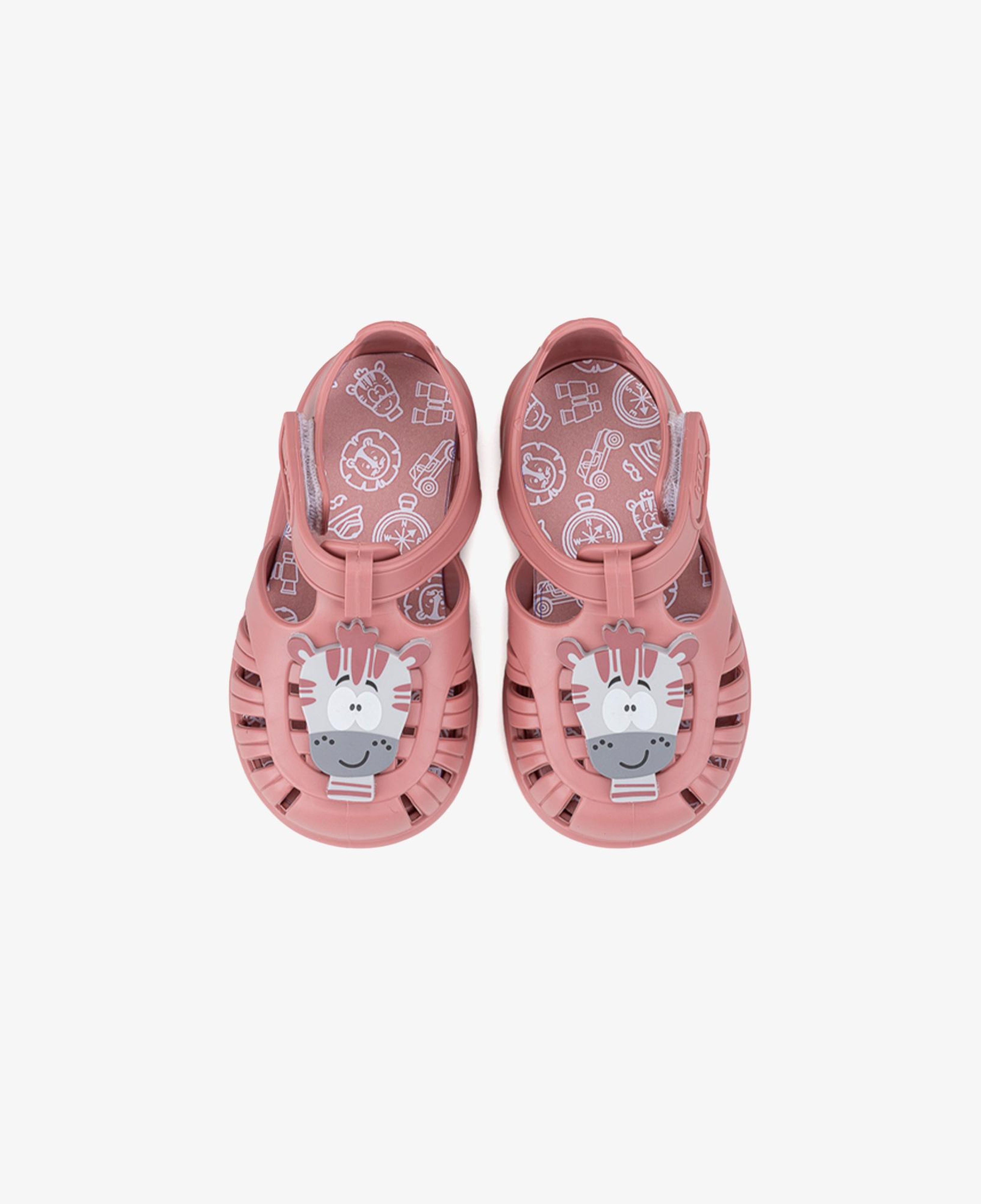 Igor Tobby Zebra Çocuk Pembe Sandalet