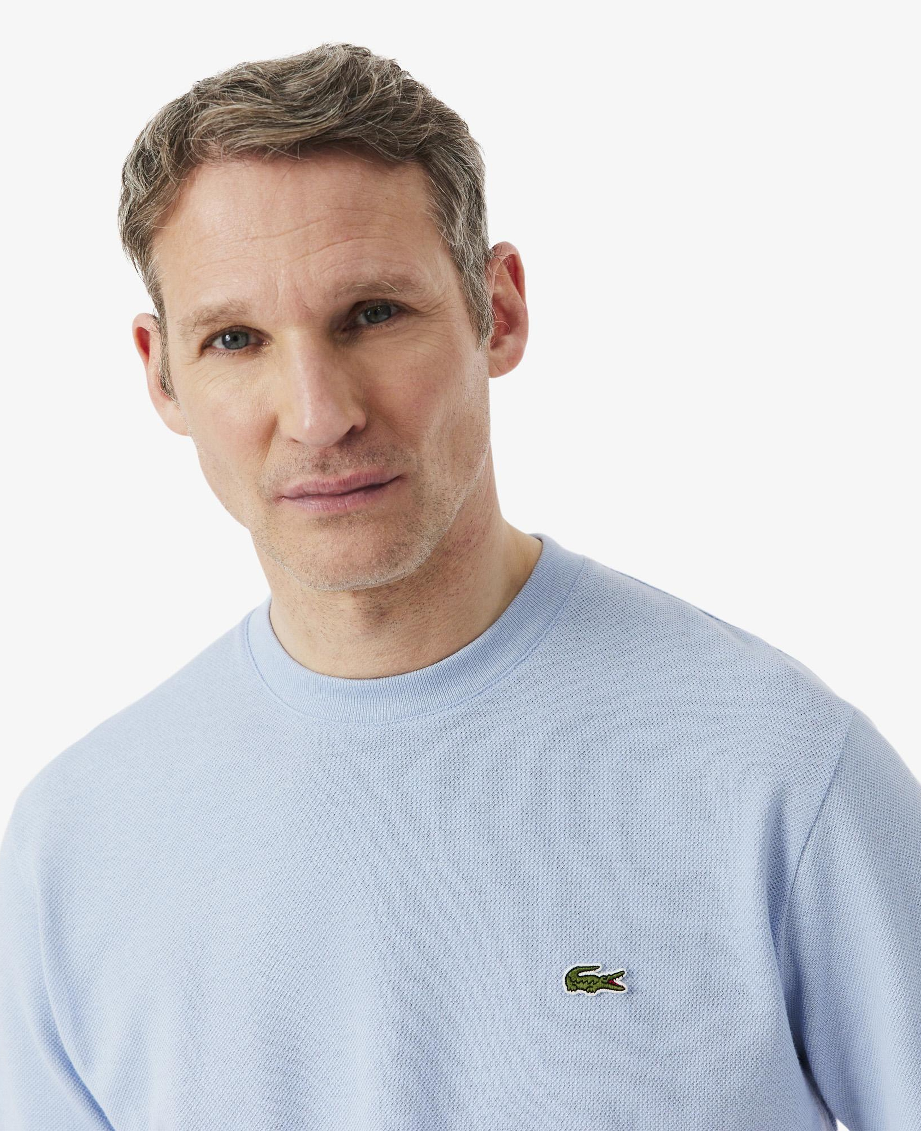 Lacoste Erkek Classic Fit Bisiklet Yaka Mavi T-Shirt