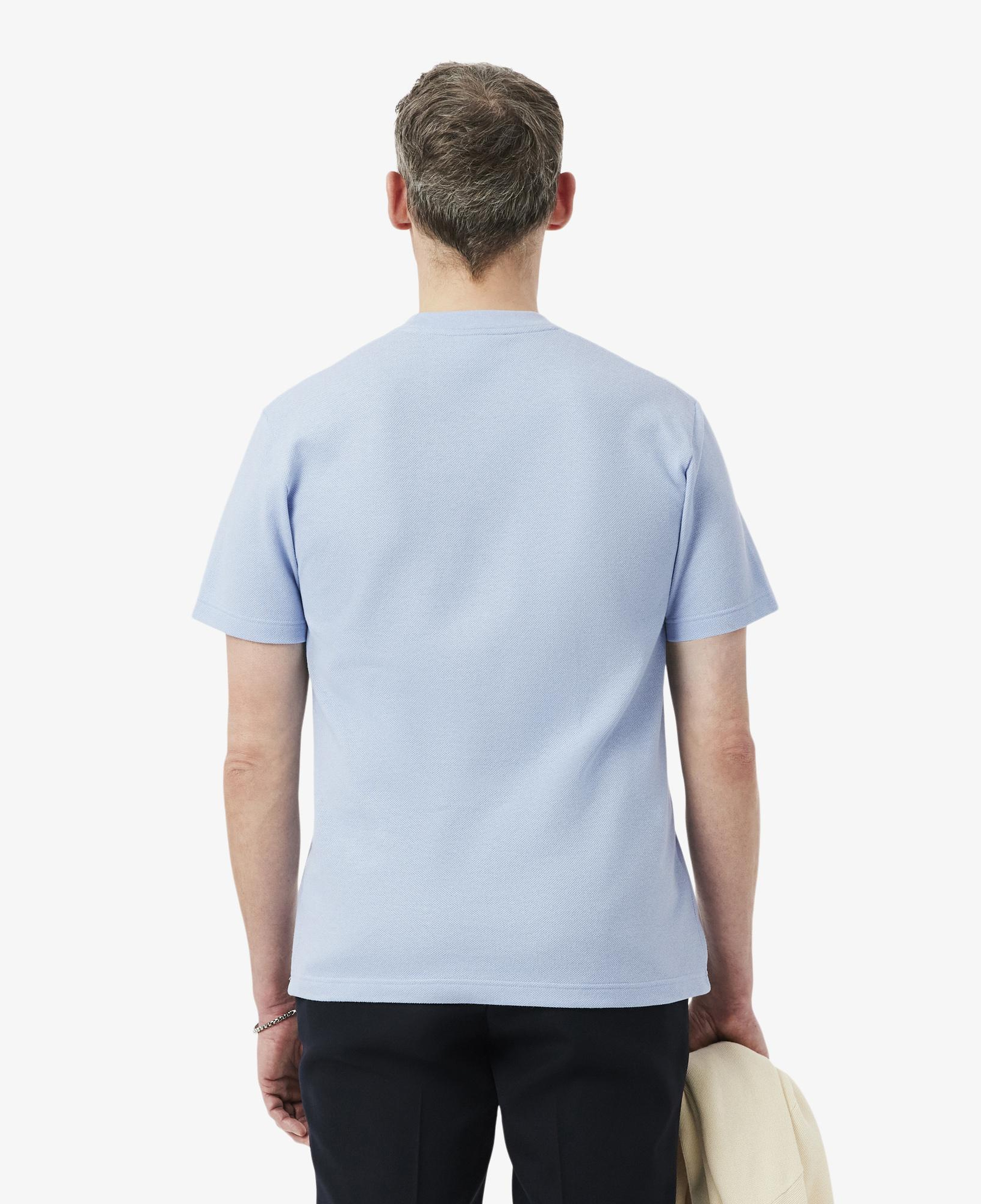 Lacoste Erkek Classic Fit Bisiklet Yaka Mavi T-Shirt