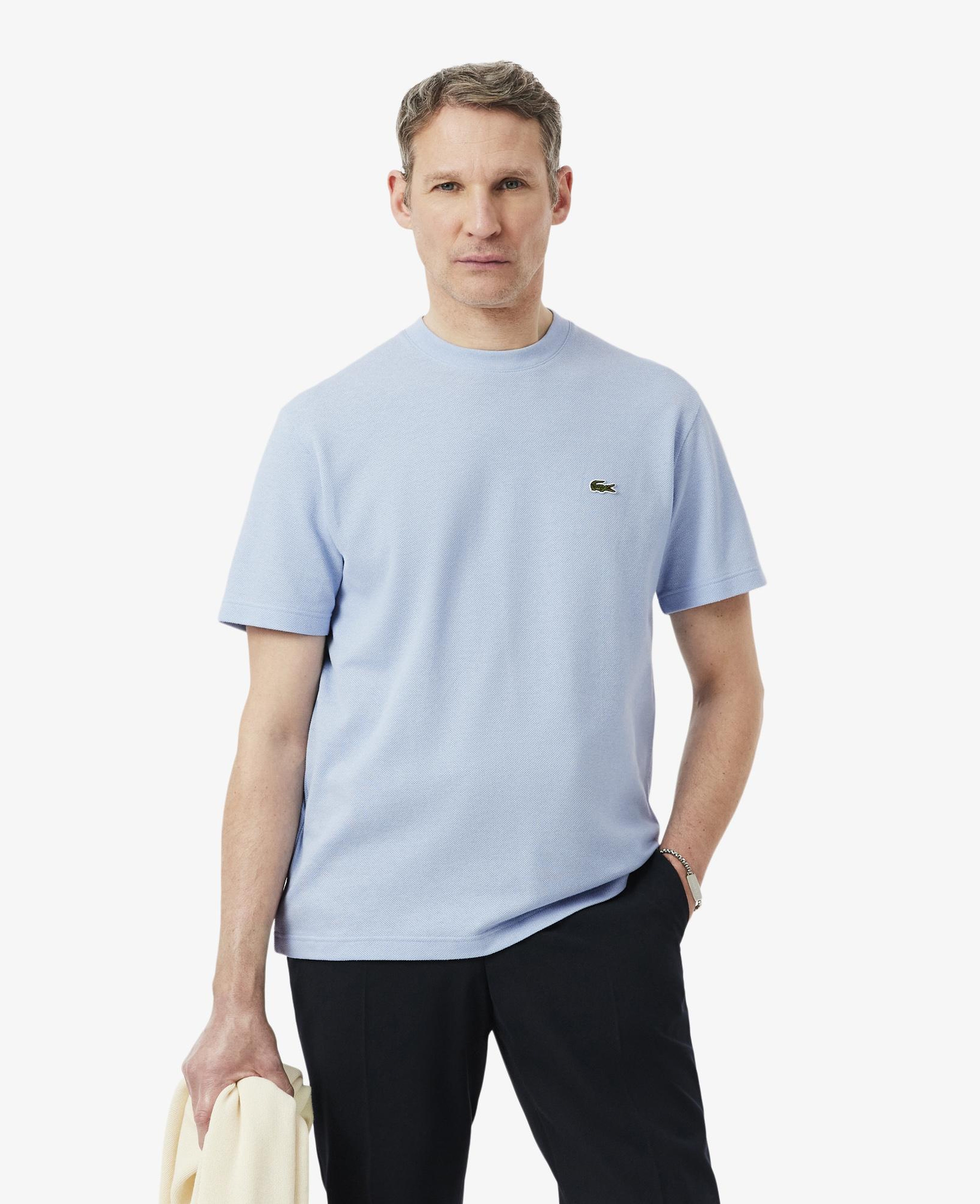 Lacoste Erkek Classic Fit Bisiklet Yaka Mavi T-Shirt