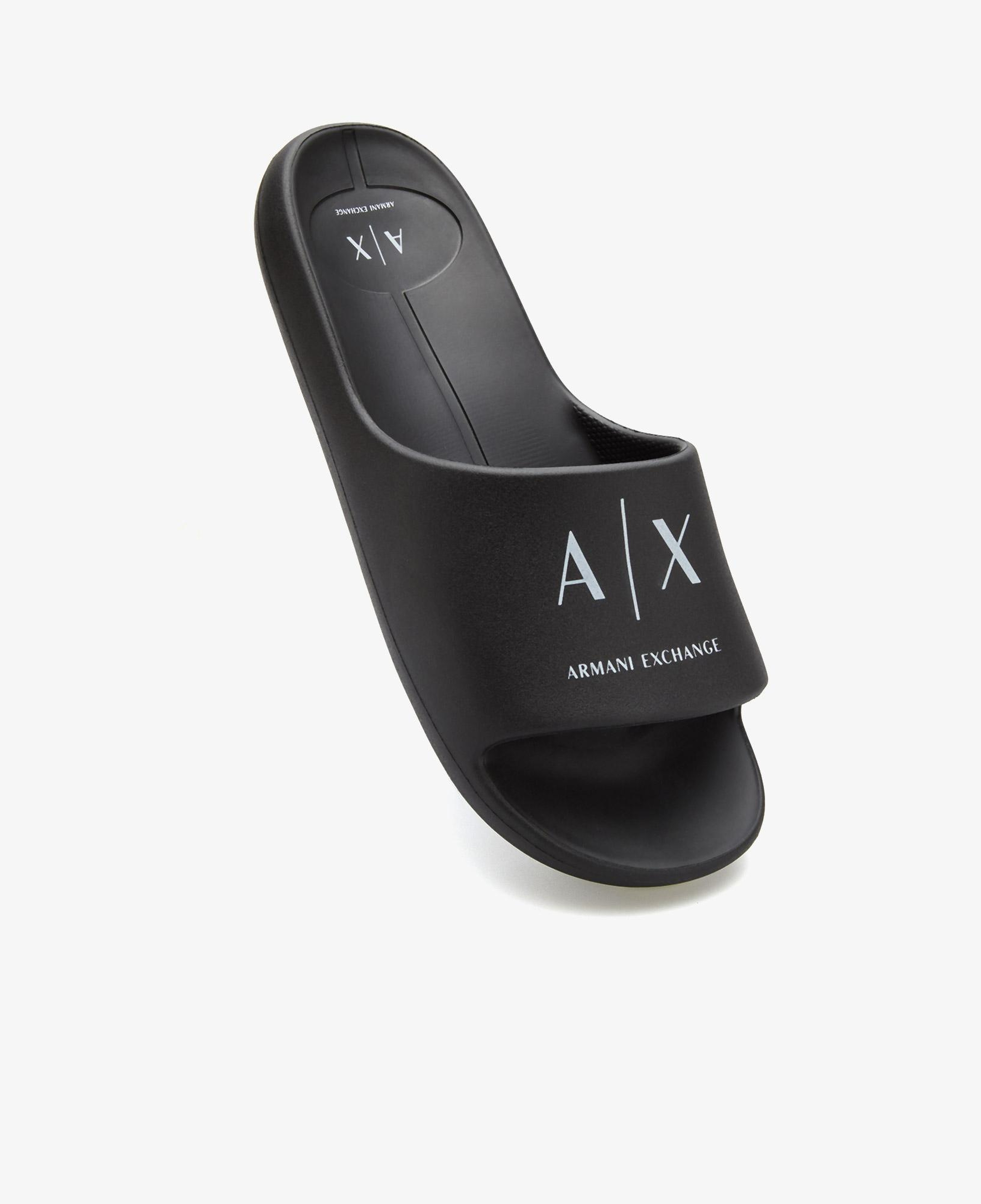 Armani Exchange Erkek Siyah Sandalet