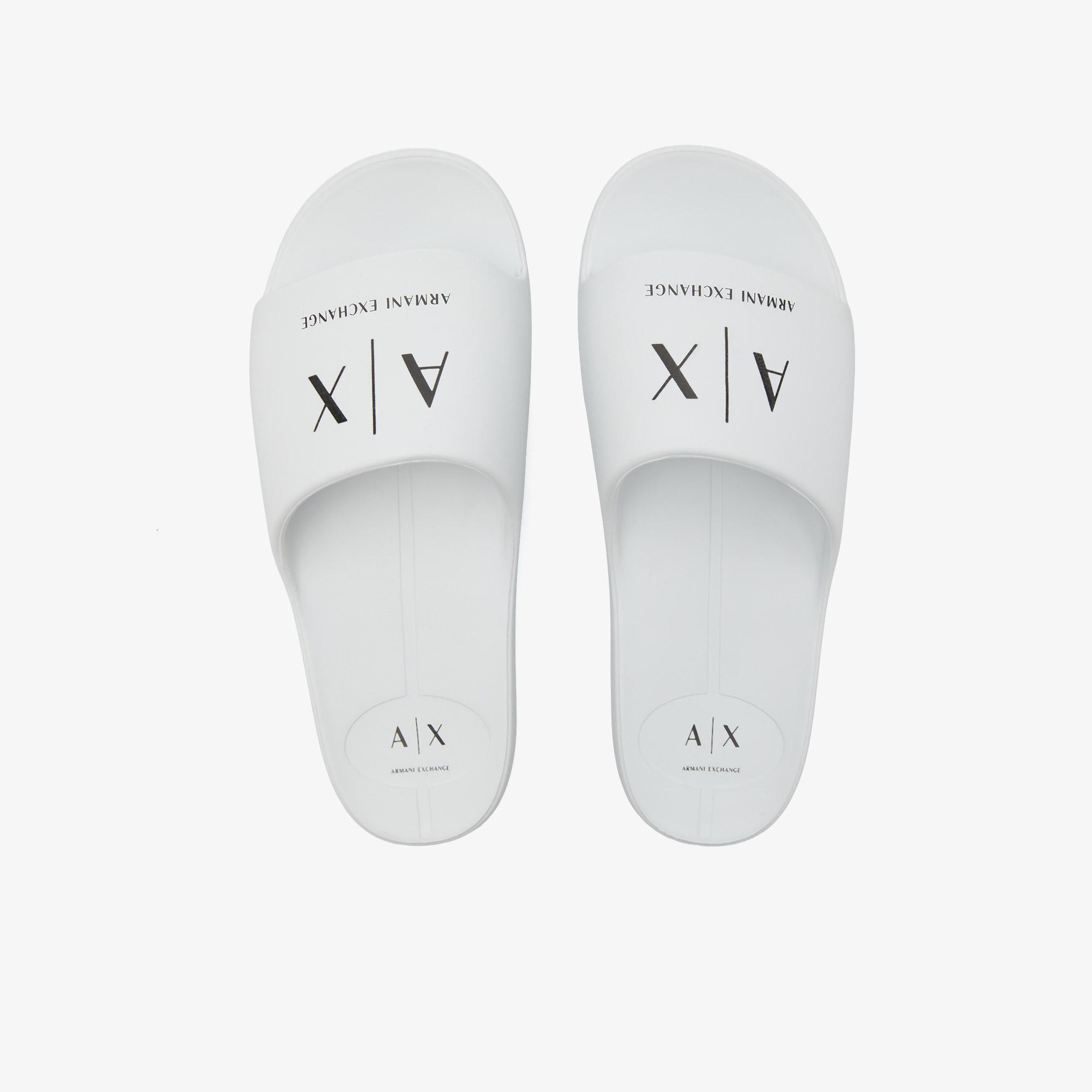 Armani Exchange Erkek Siyah Sandalet