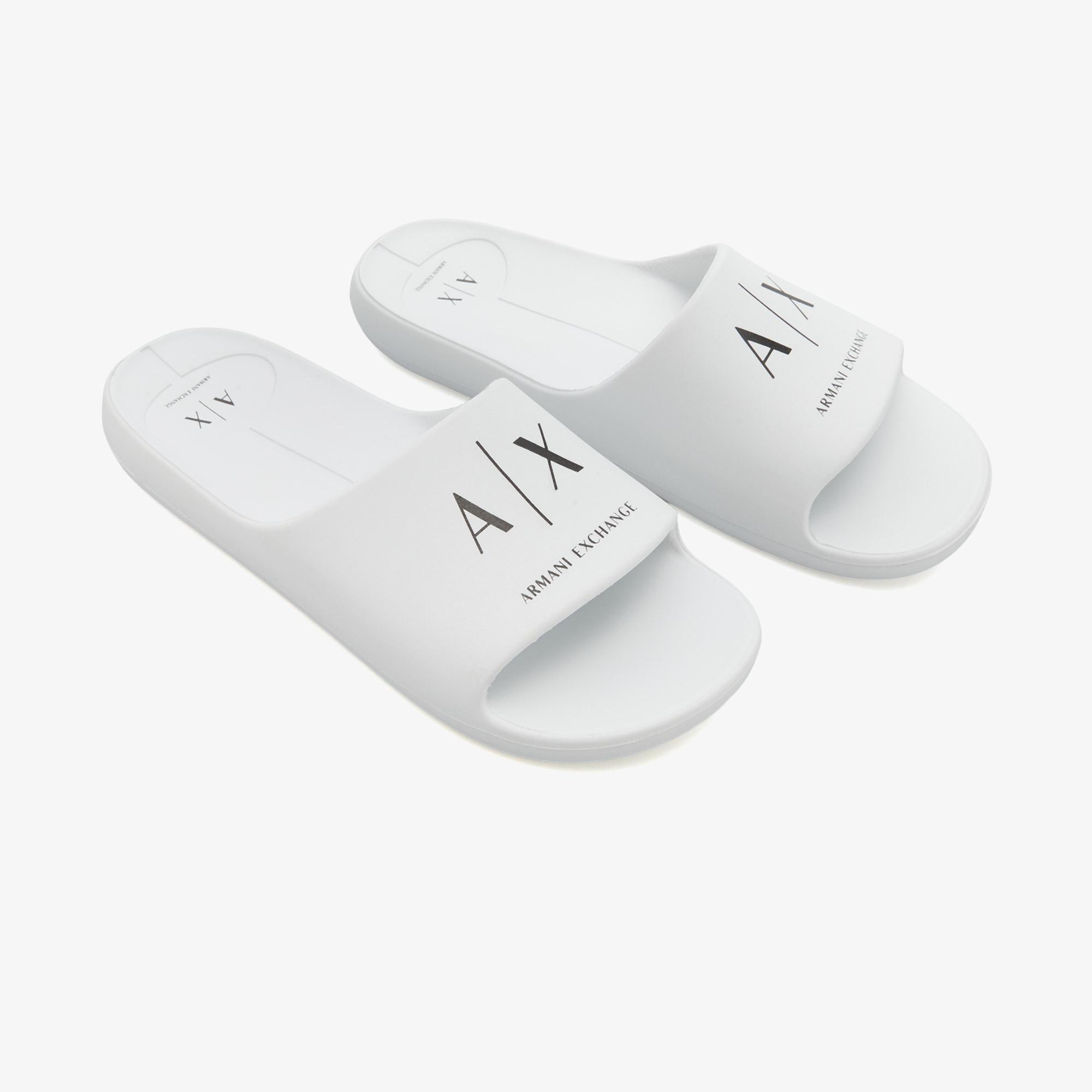 Armani Exchange Erkek Siyah Sandalet