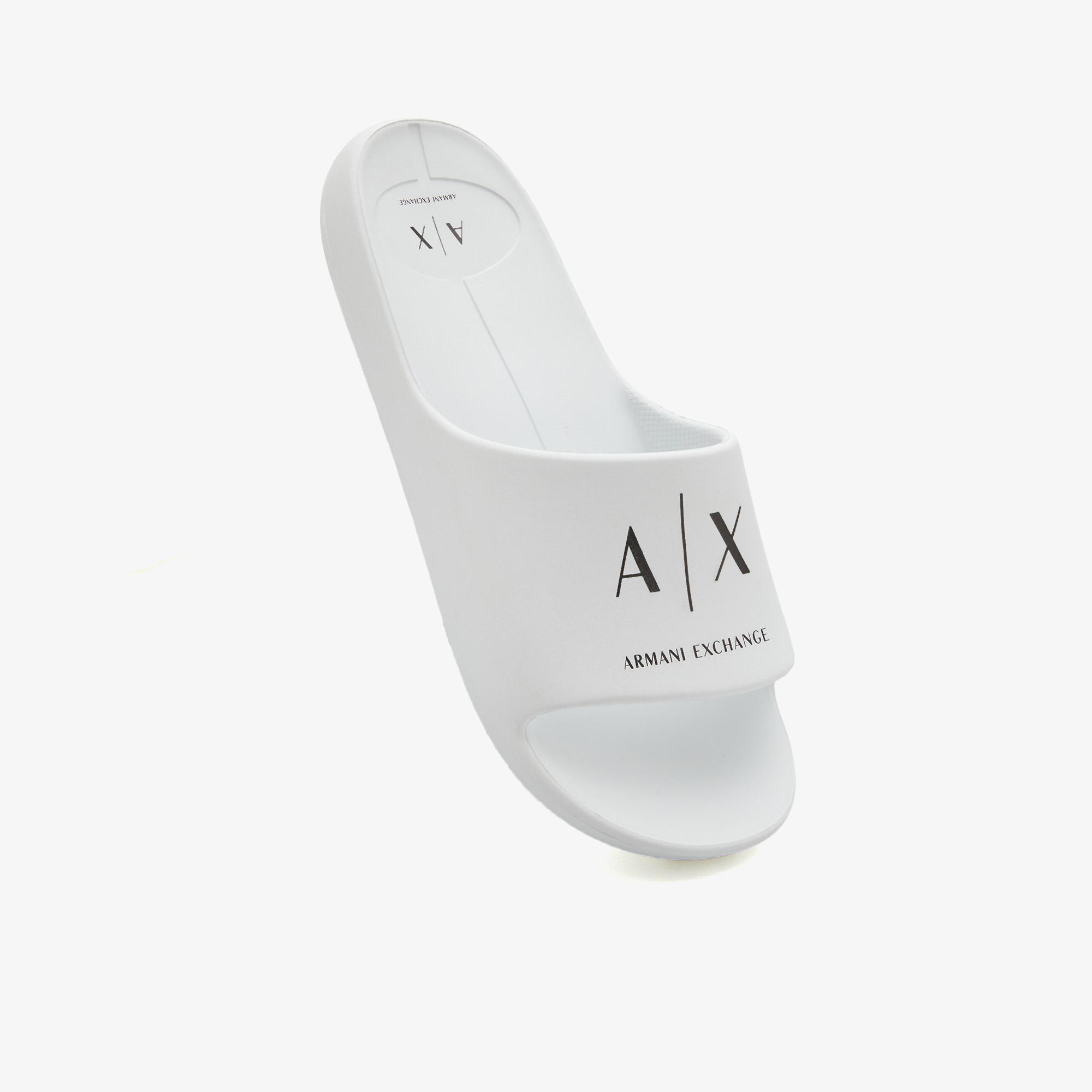 Armani Exchange Erkek Siyah Sandalet