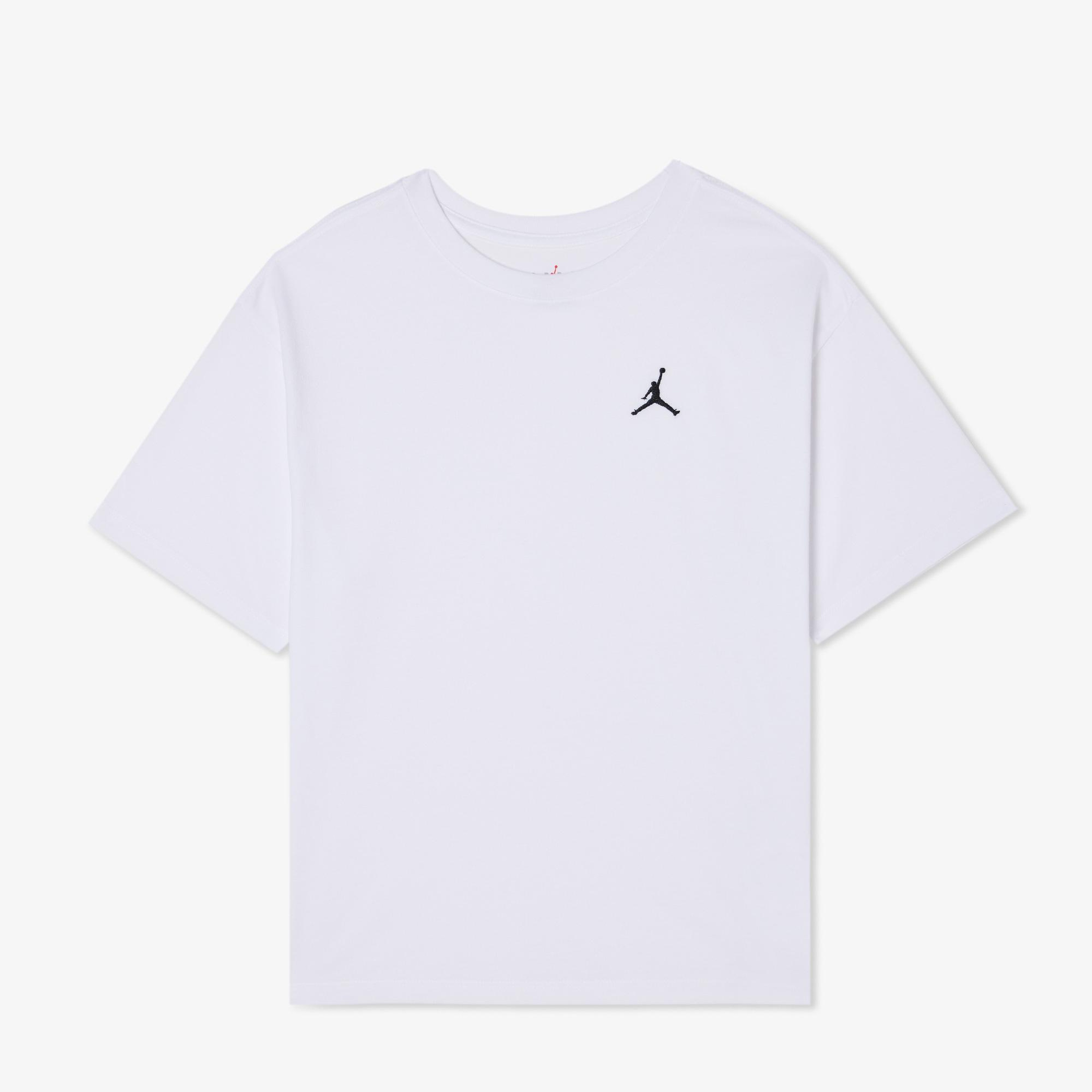 Jordan Brooklyn Essentials Çocuk Beyaz T-Shirt