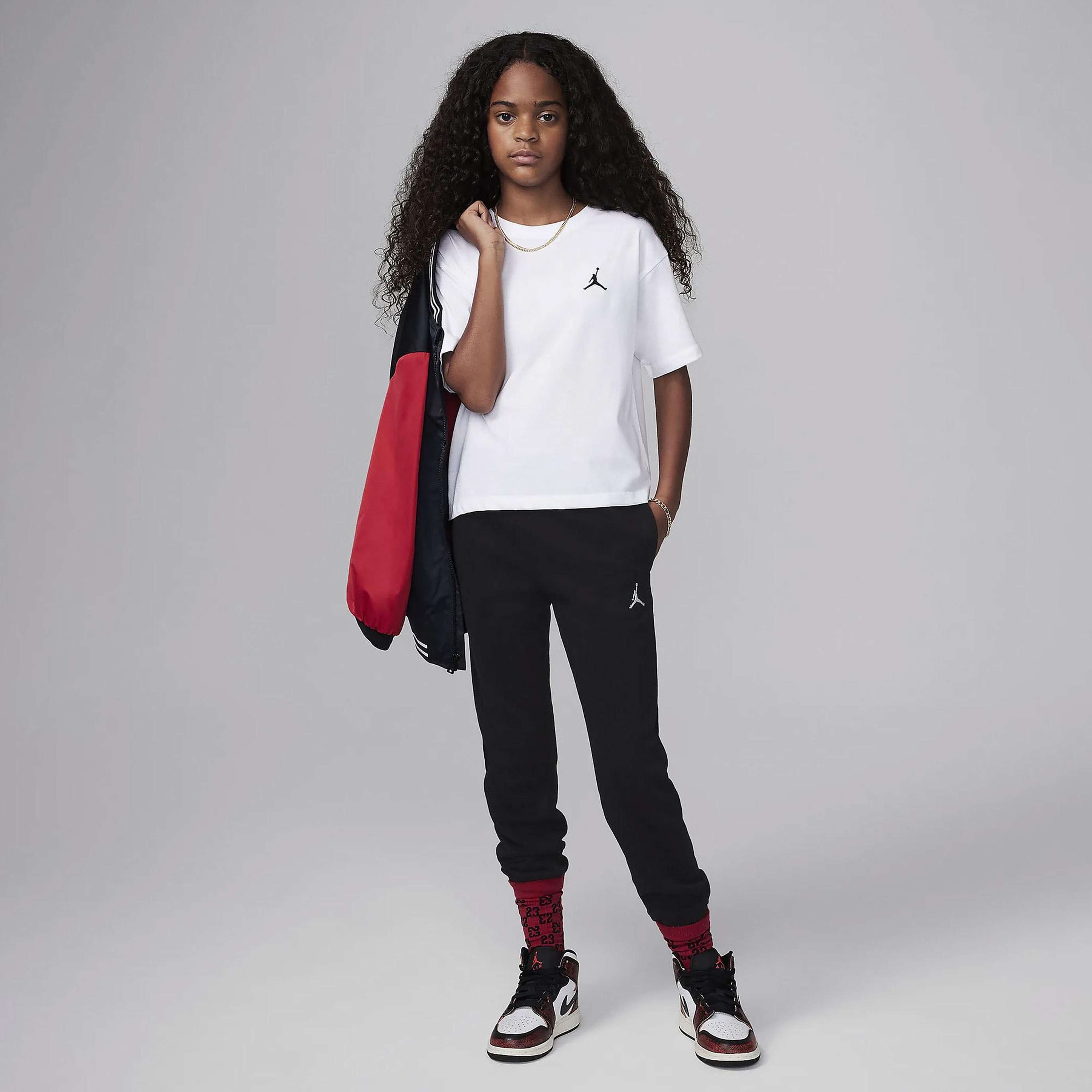 Jordan Brooklyn Essentials Çocuk Beyaz T-Shirt