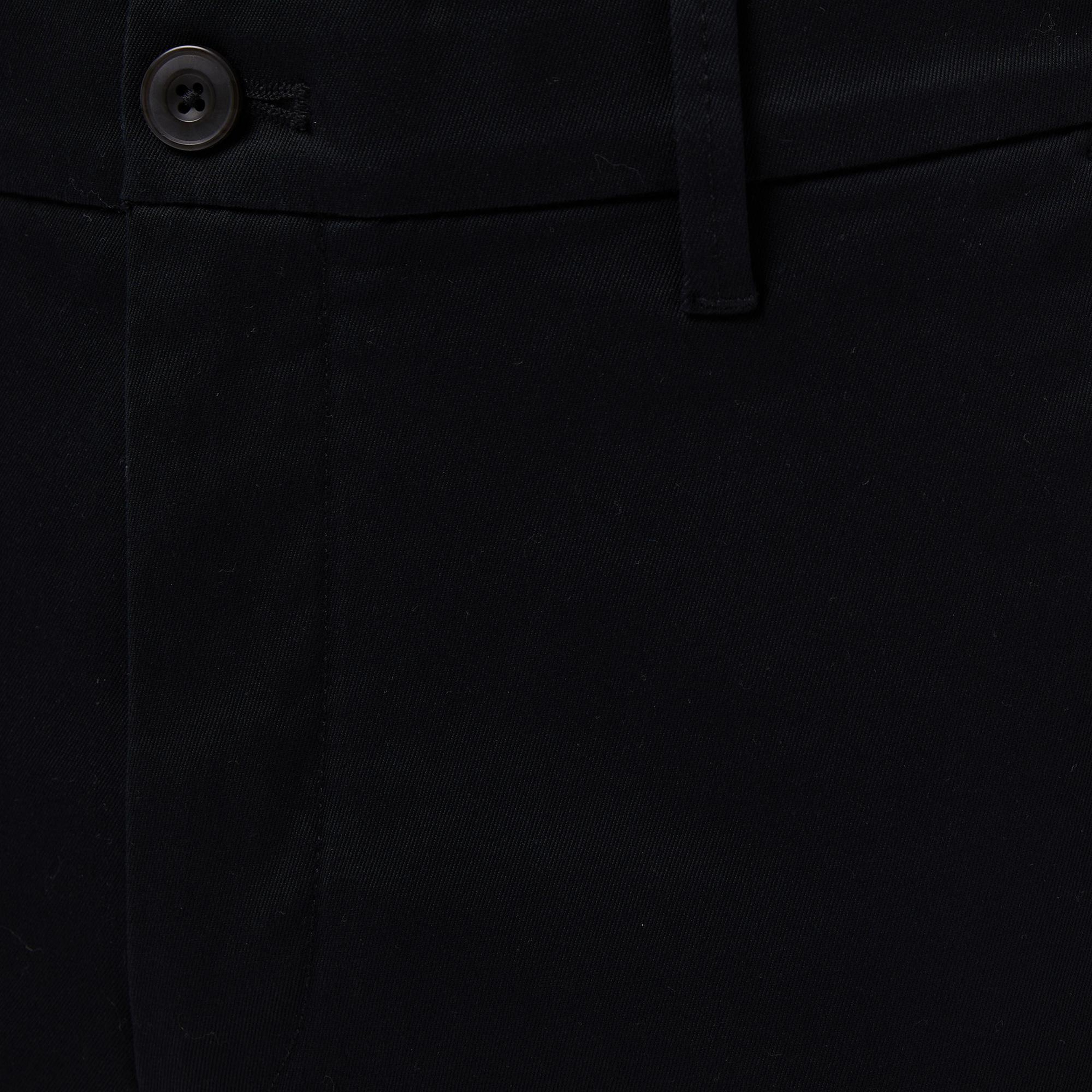 Calvin Klein Slim Cotton Stretch Chino Erkek Siyah Pantolon